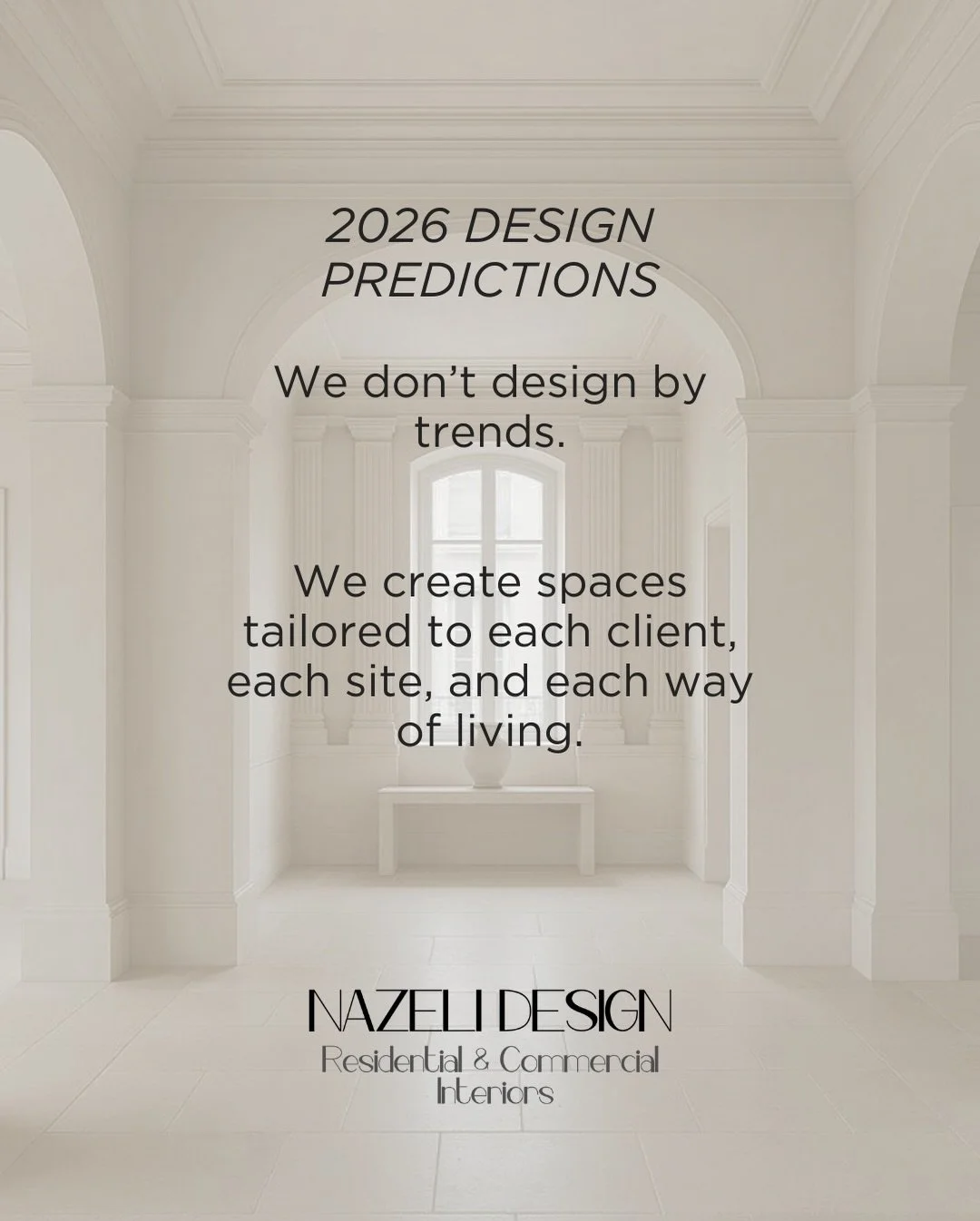 Design is not about trends. It never has been.
Great design begins with understanding people, architecture, and place, and creating spaces that are entirely specific to them.
As interior designers, our role goes far beyond selecting finishes or respo