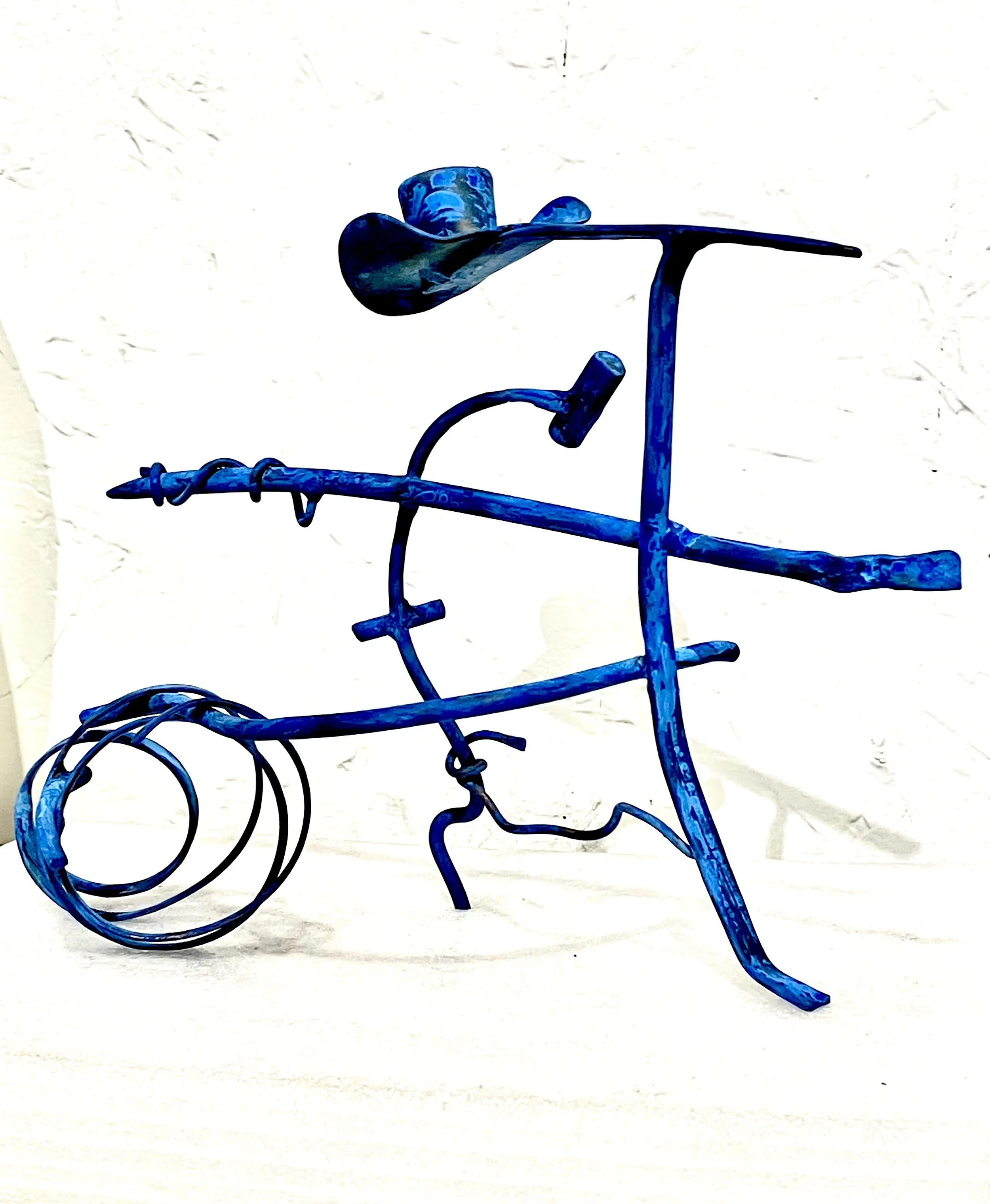 Surfing the Future, copper, 2025, 5 x 8 x 5 inches.