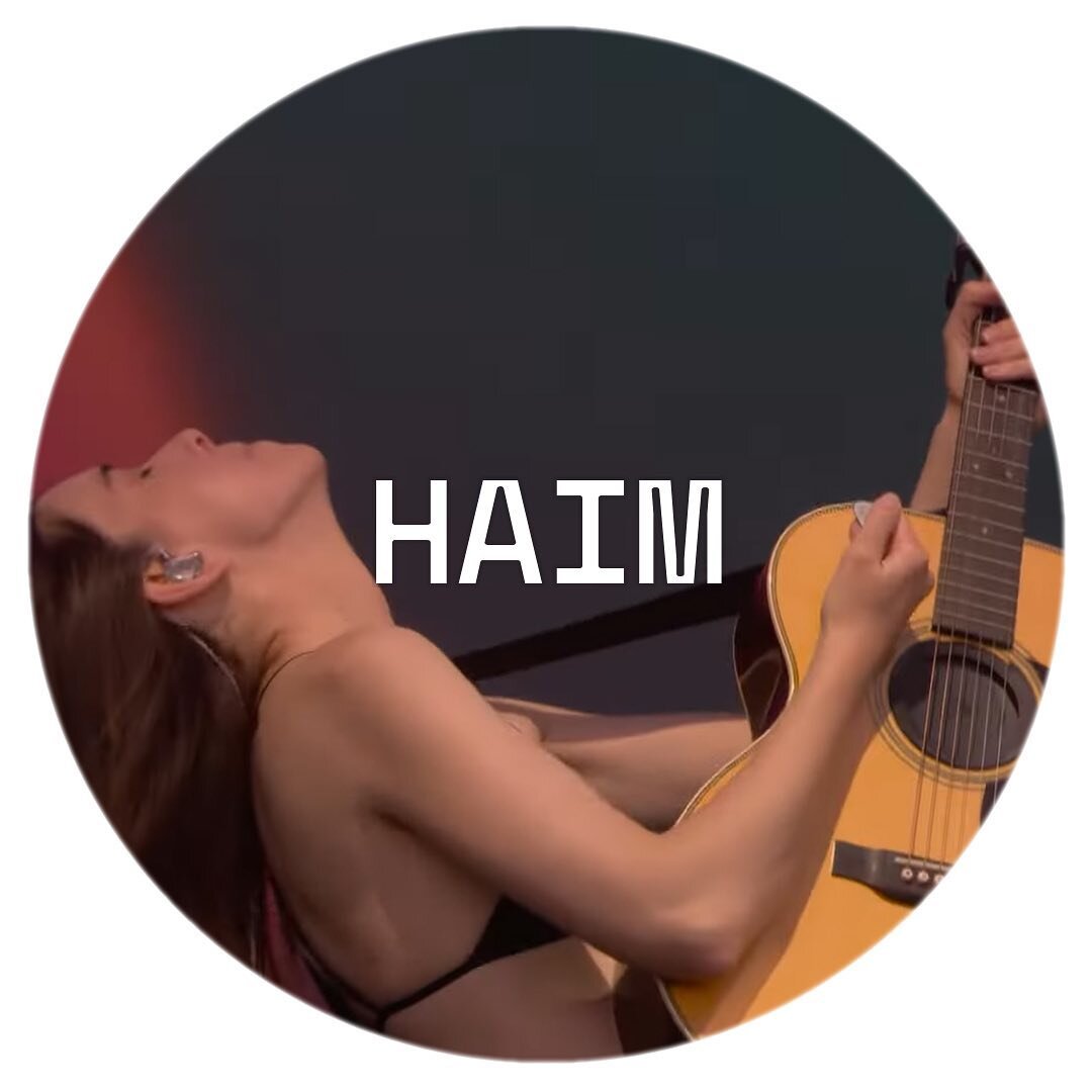 LIVE VISUALS &rarr; HAIM: 2022 Glastonbury Festival
&mdash;
art + design + animation  @aaroncalebeisenberg
creative direction @florencia_martin 
lighting director @anna.m.merritt