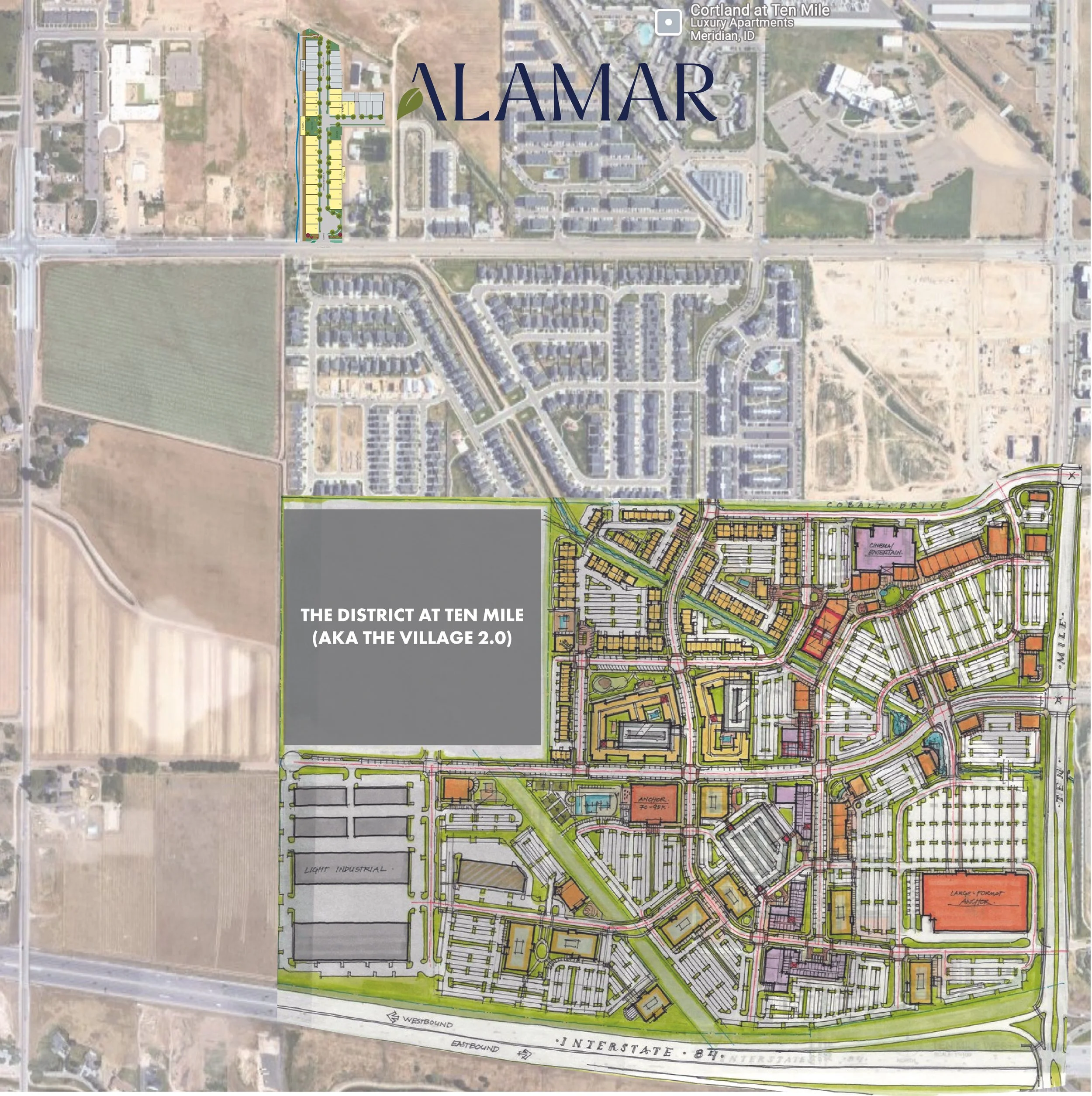 Discover The District at Ten Mile and how this new 222-acre development is bringing shopping, dining, and business to Meridian—just minutes from the boutique Alamar community.