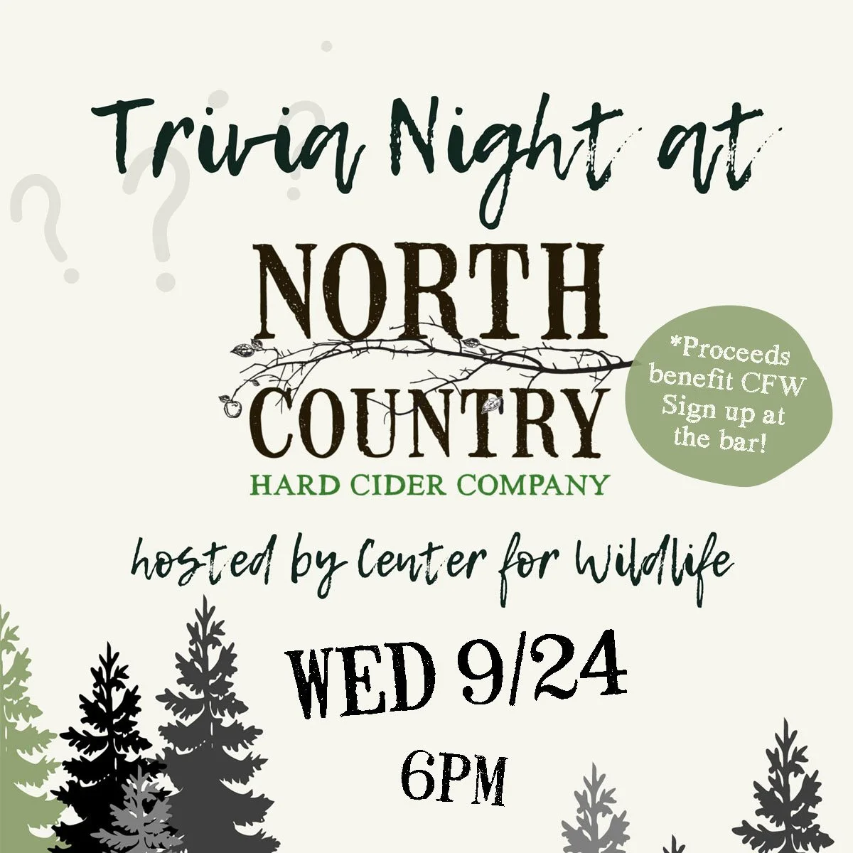 TRIVIA! w/ Center for Wildlife