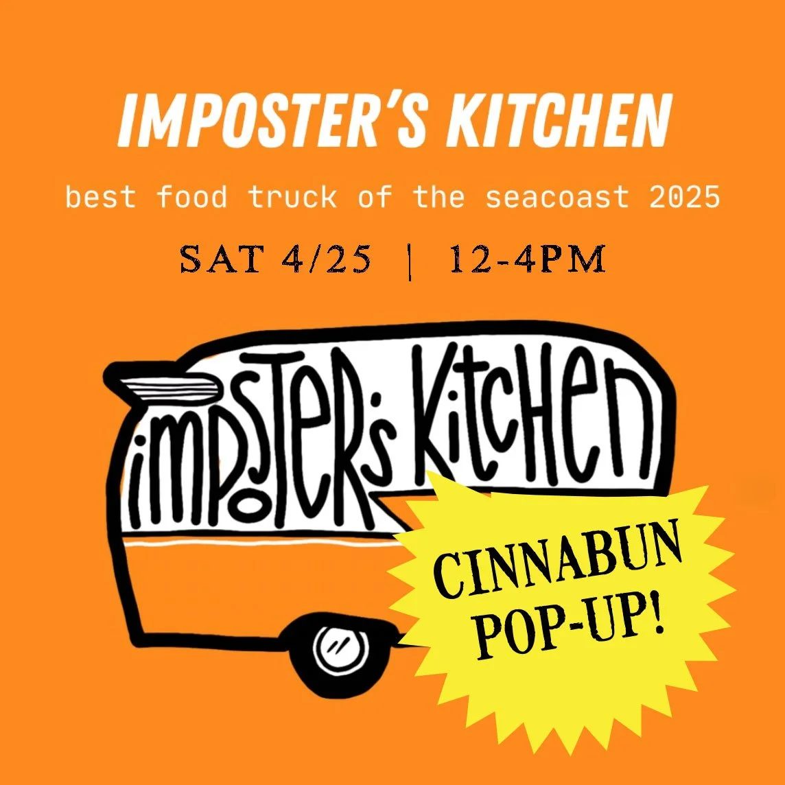 CINNABuN Pop-up: IMPOSTER'S KITCHEN