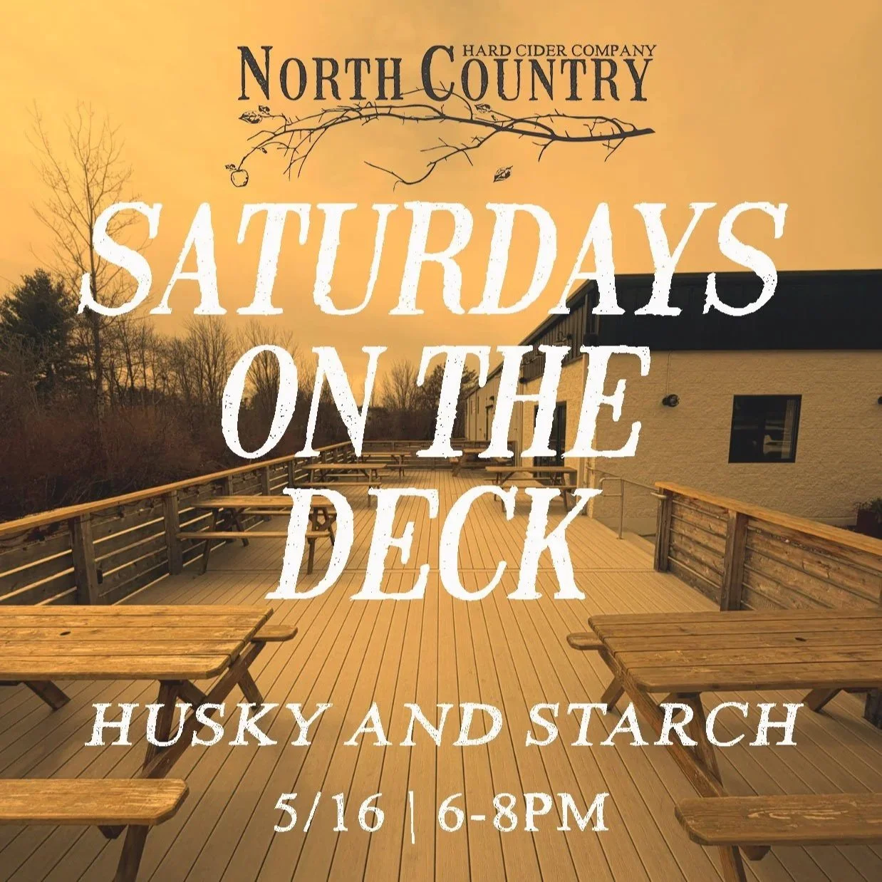 SATURDAY ON THE DECK: Husky and Starch