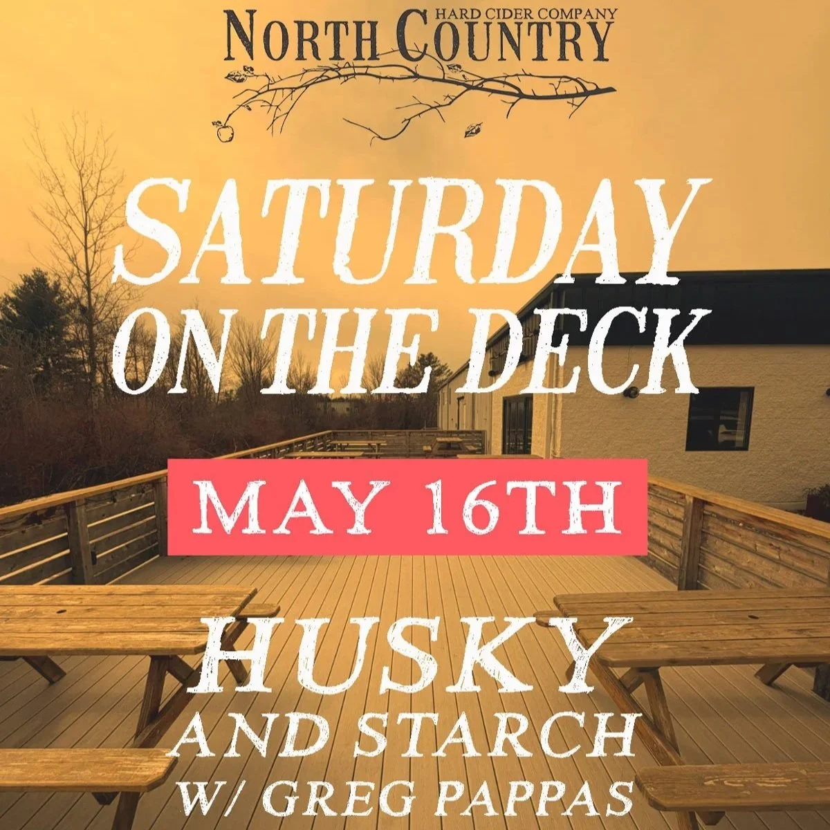 SATURDAY ON THE DECK: Husky and Starch
