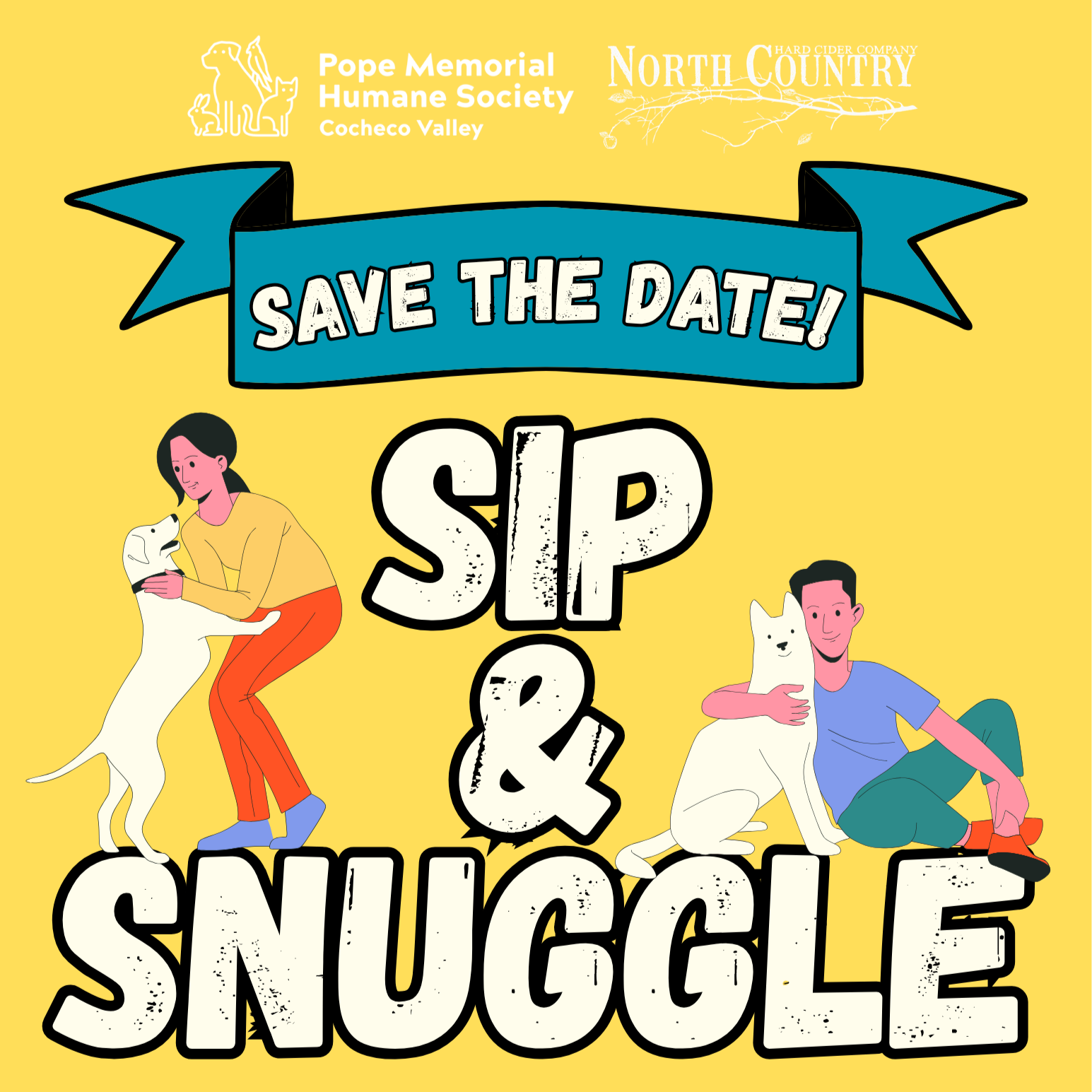 SIP + SNUGGLE w/ Pope Memorial Humane Society