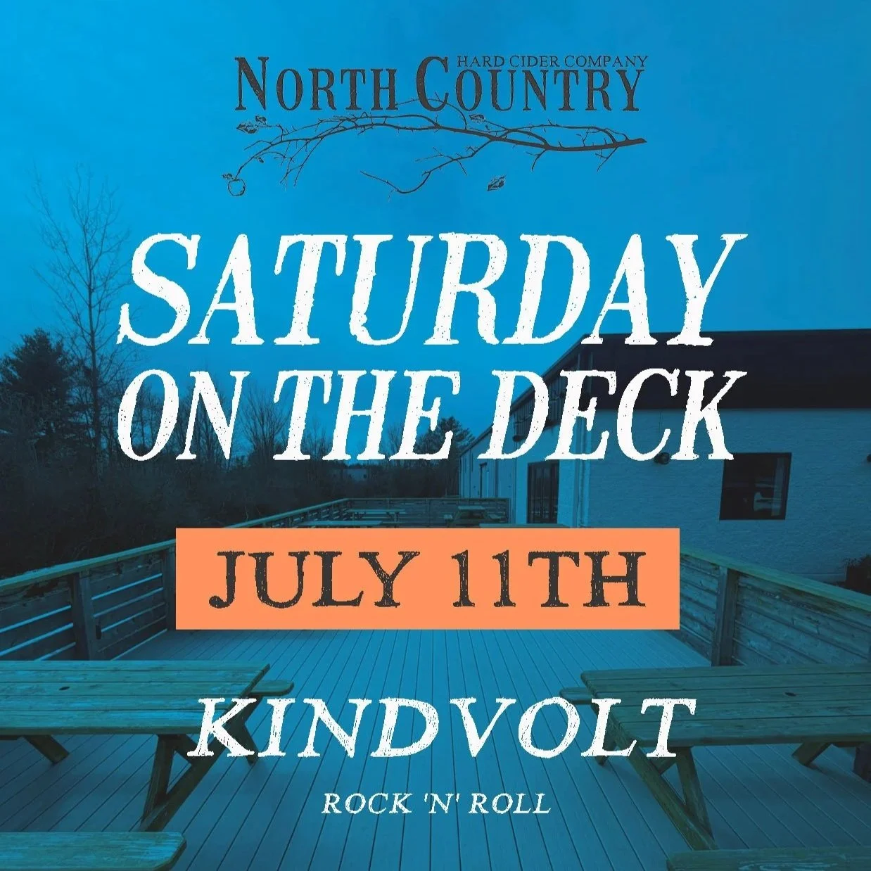SATURDAY ON THE DECK: KINDVOLT