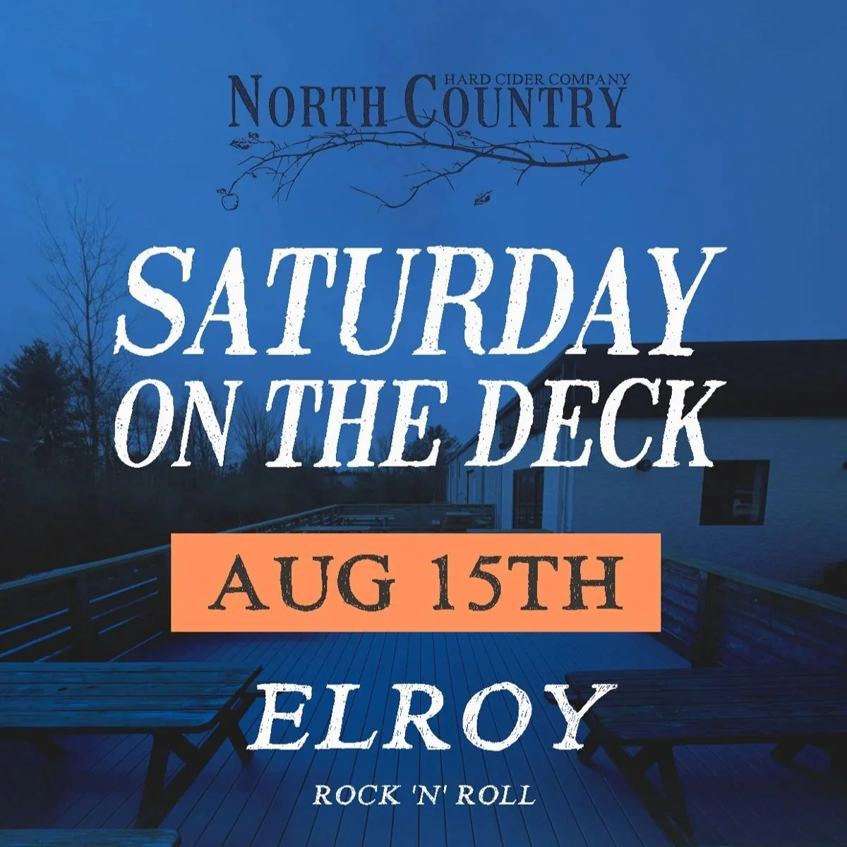 SATURDAY ON THE DECK: ELROY