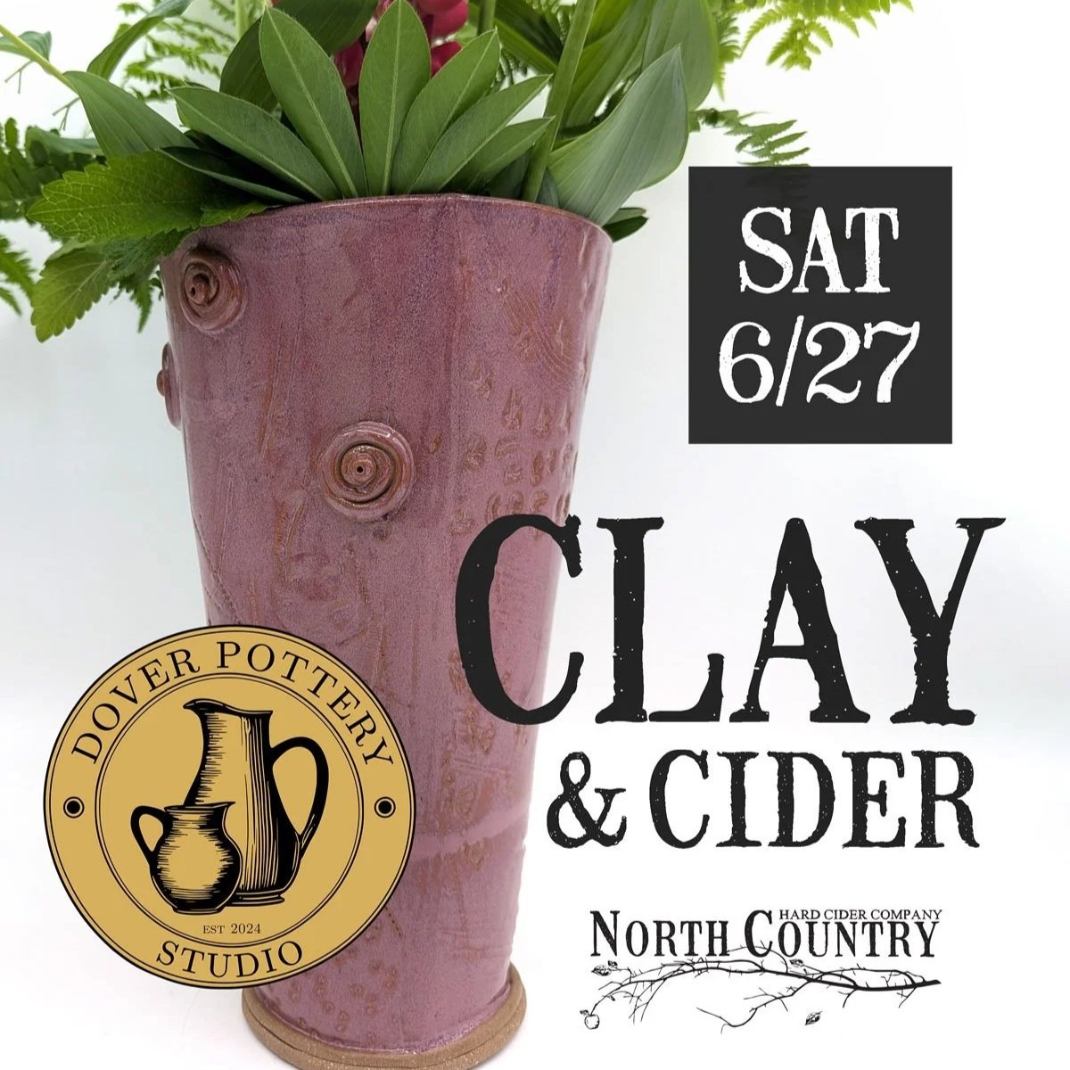 CLAY + CIDER: Flower Vases