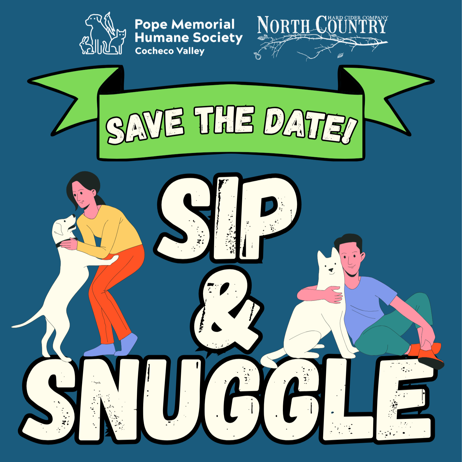 SIP + SNUGGLE w/ Pope Memorial Humane Society