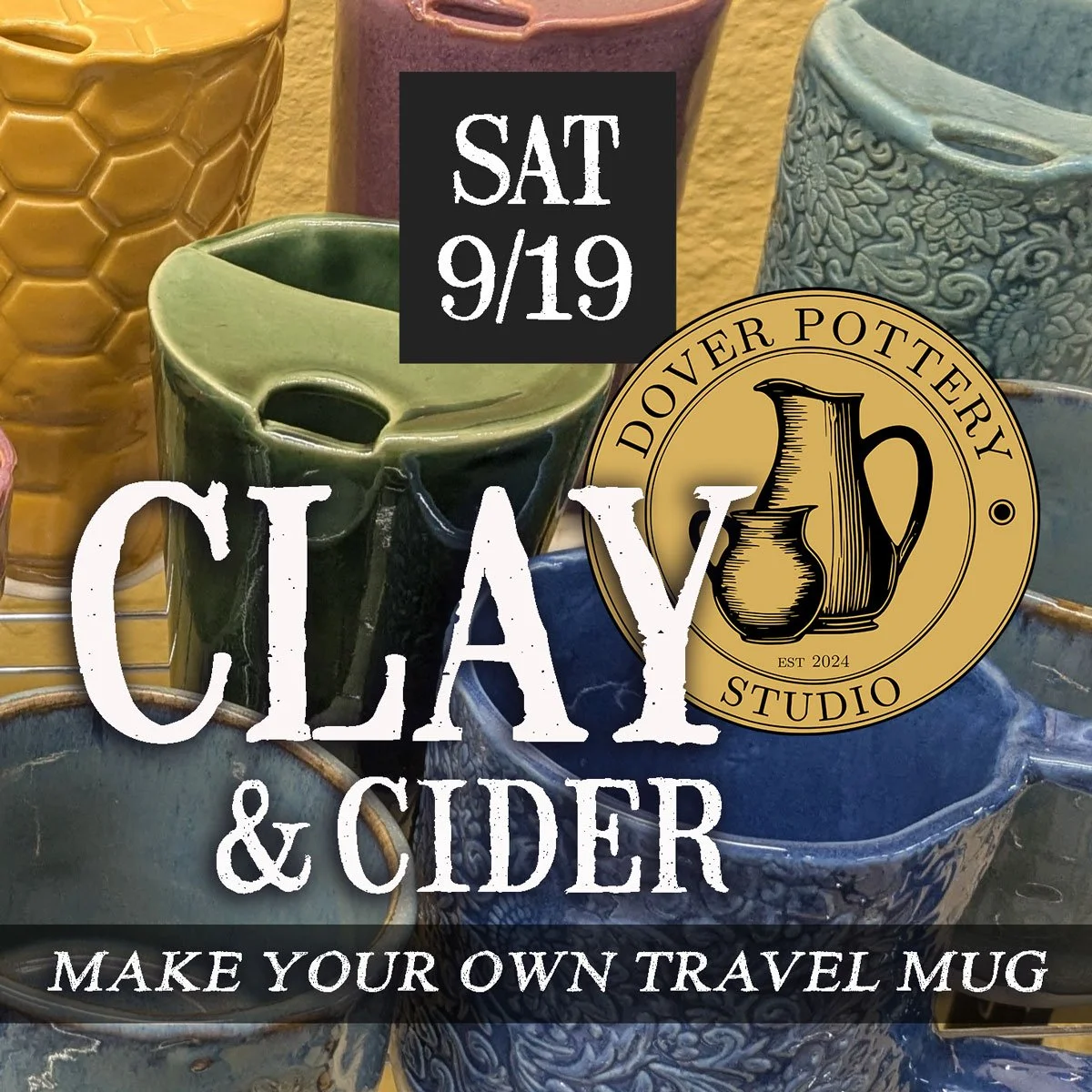 CLAY + CIDER: TRAVEL MUGS