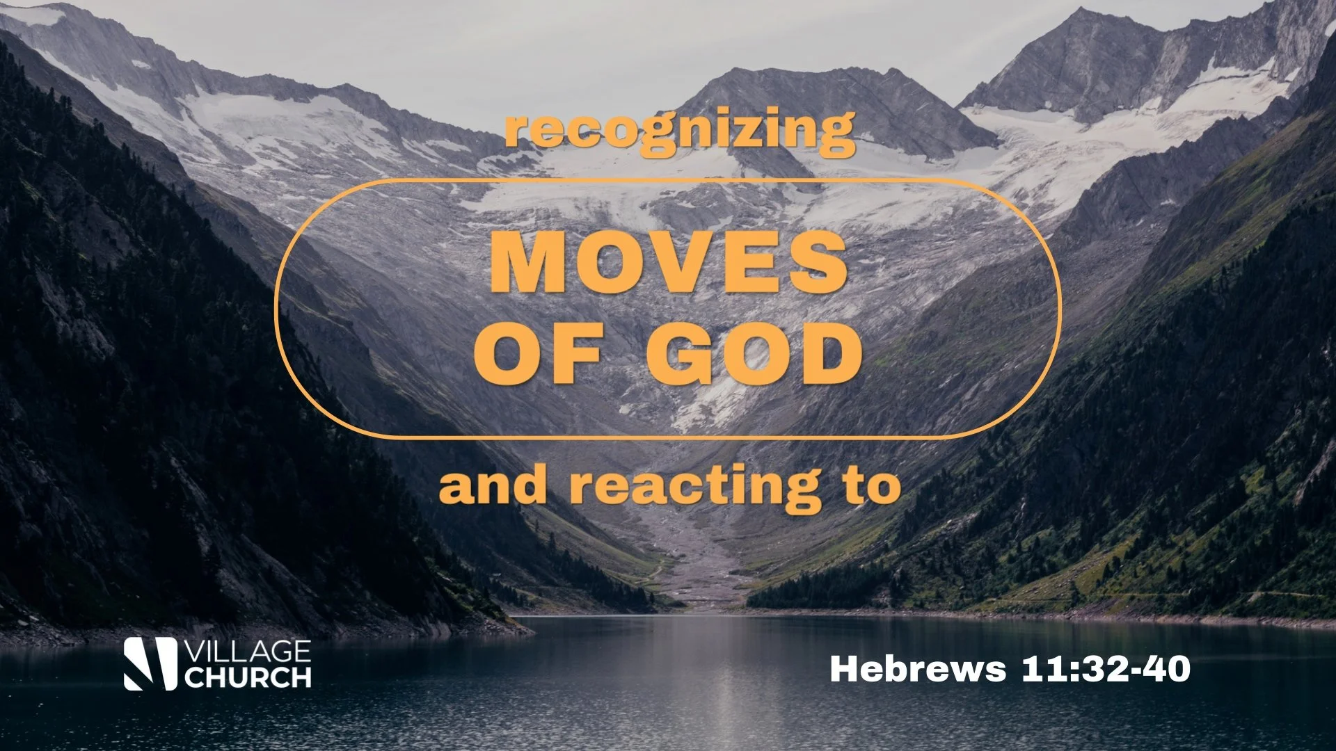 Recognizing and Reacting to Moves of God