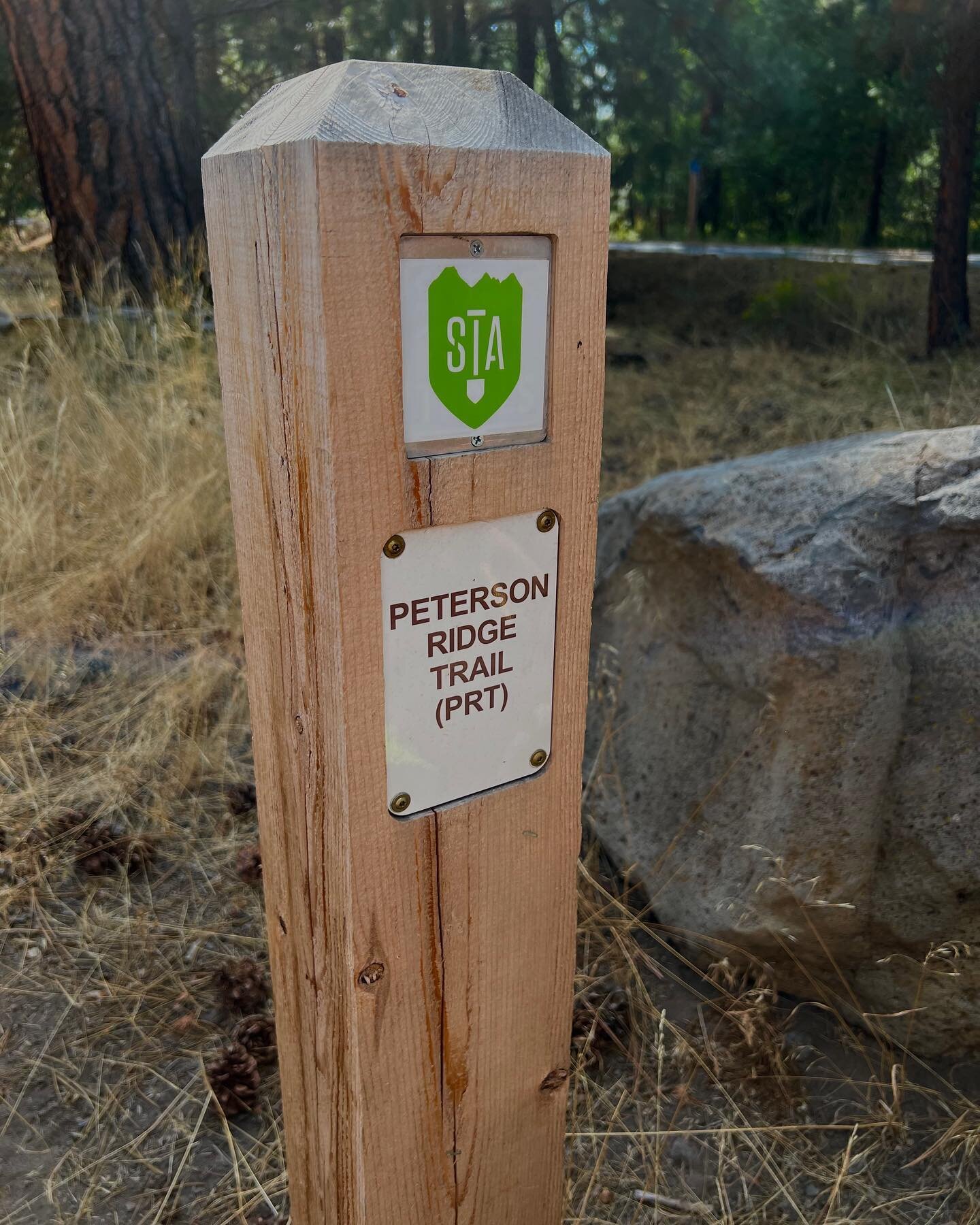 Change is in the air and today marked the official/unofficial roll out of the new STA mark on the trails. Here&rsquo;s the new ED placing the first new trail sticker at the PRT. Our hardworking trail committee and volunteers will be placing the rest 