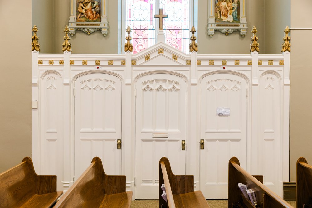 Confessional façade
