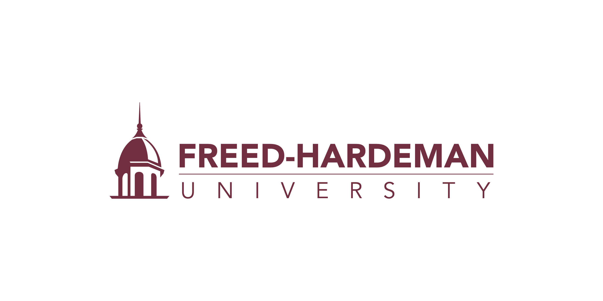 Freed-Hardeman University logo with an illustration of a dome.
