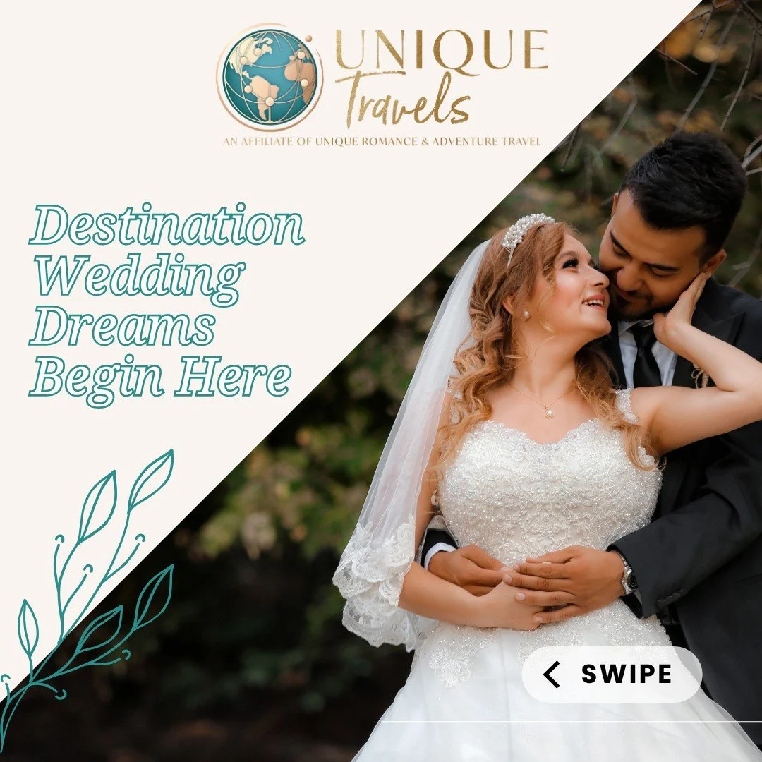 💐 From golden sunsets to oceanfront &ldquo;I dos,&rdquo; destination weddings are where romance meets adventure. Whether it&rsquo;s a cliffside ceremony, a beachfront gazebo, or a week-long celebration with your favorite people &mdash; I&rsquo;ll ta