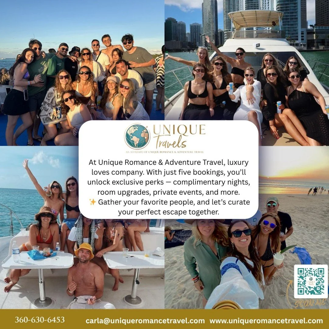 Luxury loves company 💫 Whether it&rsquo;s your besties, bridal crew, or adventure squad &mdash; five bookings unlock exclusive perks that turn your getaway into a VIP escape. Let&rsquo;s curate something unforgettable, together.
Ready to Start Plann