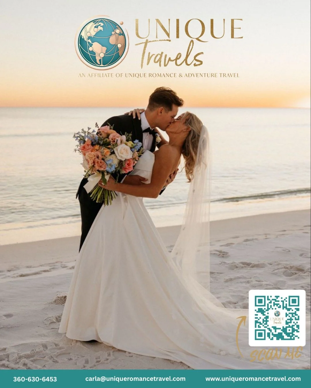 Where your love story meets the perfect destination 💍✨ From dreamy vows on sun-kissed shores to seamless travel planning&mdash;let Unique Travels turn your &lsquo;I do&rsquo; into an unforgettable escape. Ready to plan your dream wedding or honeymoo