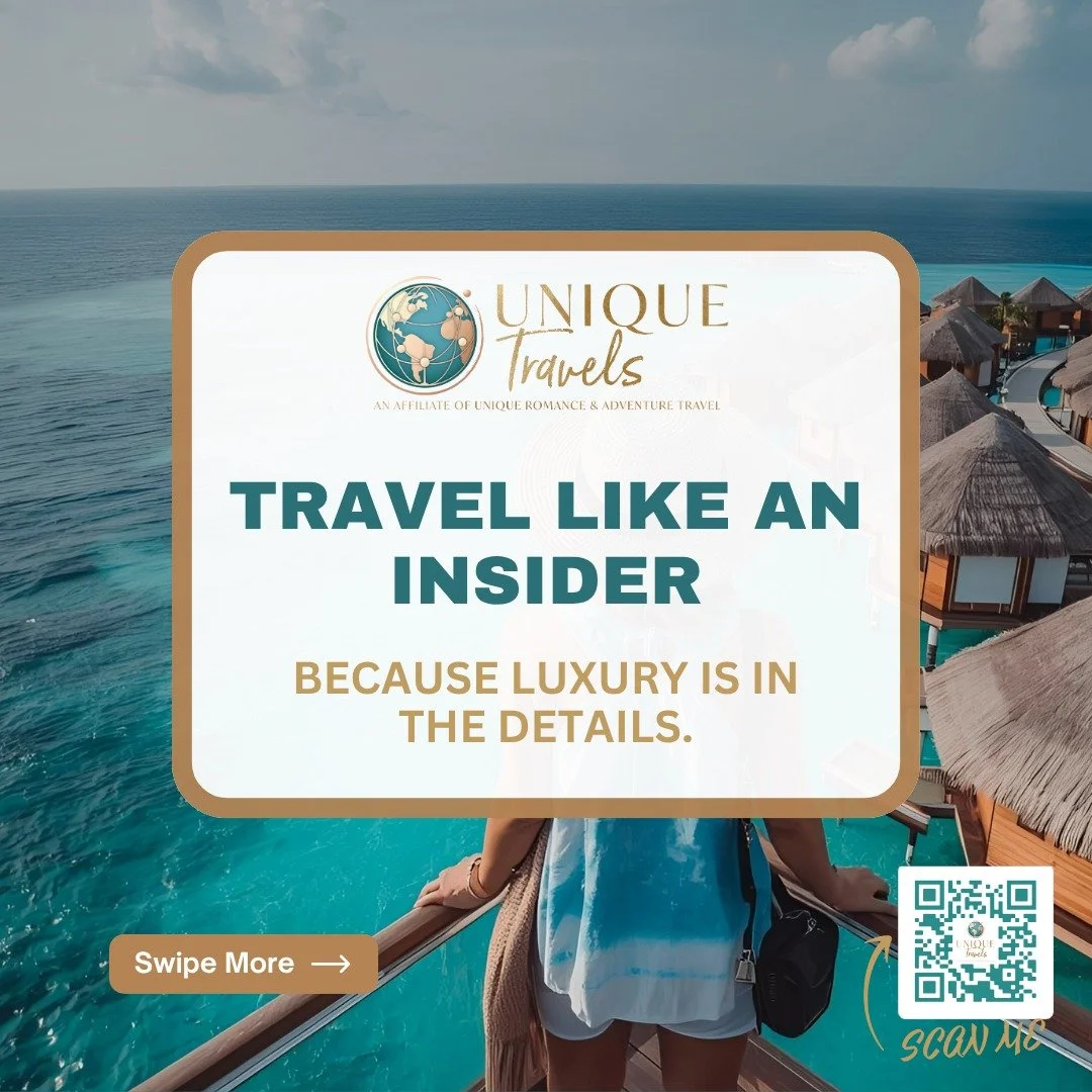 Luxury travel isn&rsquo;t just about where you go &mdash; it&rsquo;s how you experience it. 💼✨
From handpicked resorts to private excursions and VIP amenities, every detail is curated with you in mind.

Because when you travel with an insider, you d