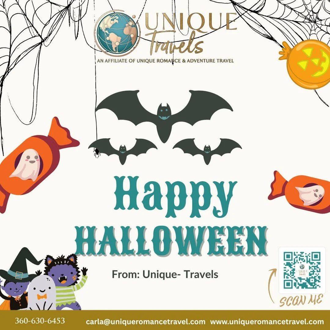 🎃 Happy Halloween from Unique Travels! This season, treat yourself to more than candy&mdash;how about a cozy autumn escape or a spooky-chic adventure?

🧳 Whether it&rsquo;s haunted castles, fall foliage, or luxe weekend getaways, we curate travel t