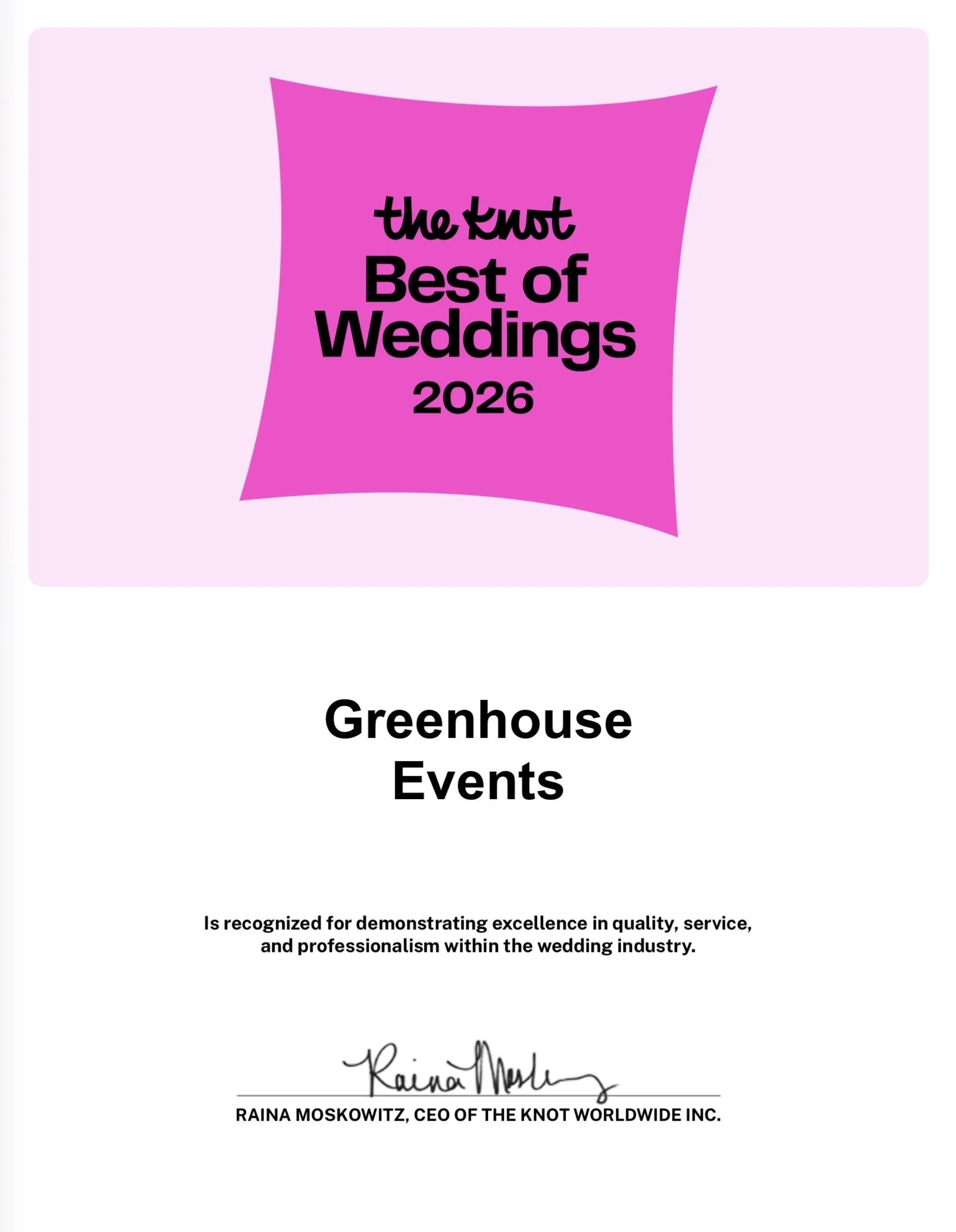 The Knot Best of Weddings 2026