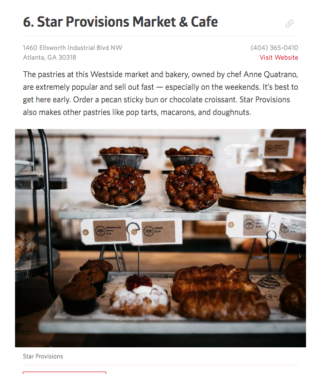 Eater: Where to Eat Pastries Around Atlanta