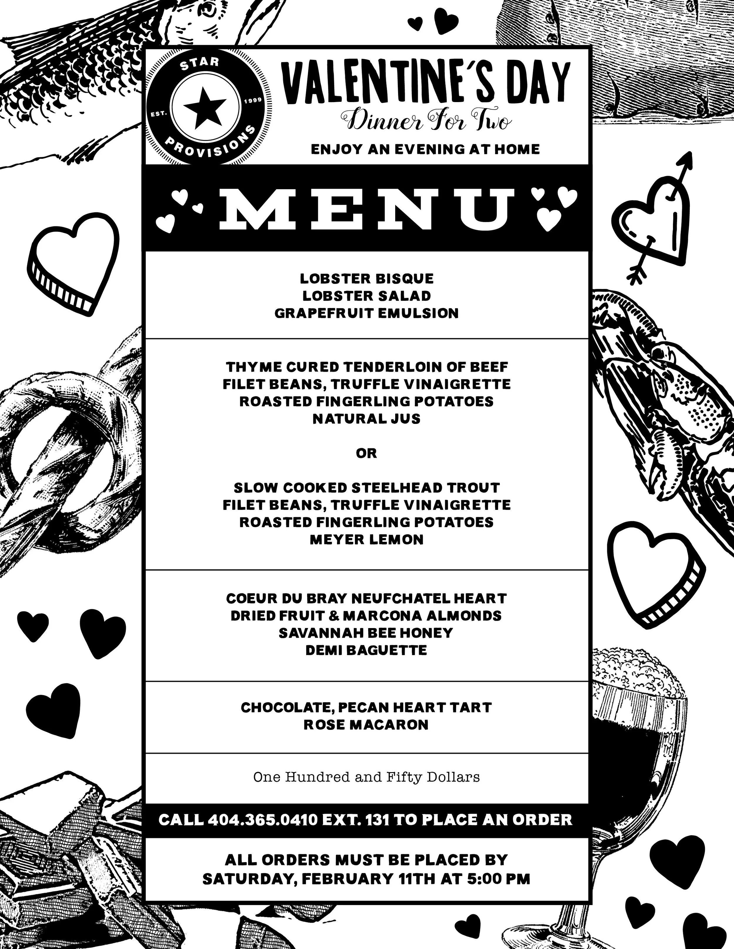 Valentine's Day Dinner for Two