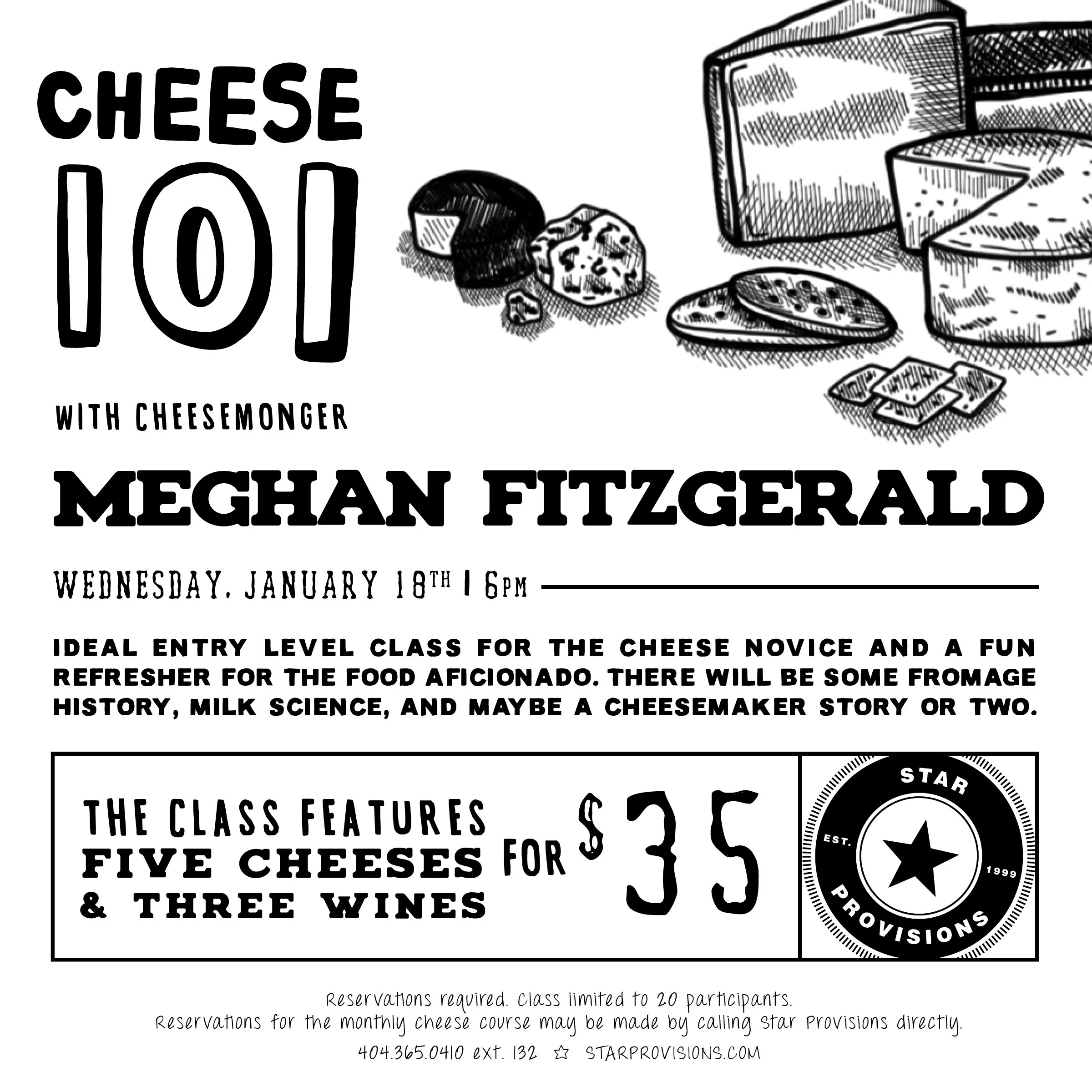 January Cheese Class