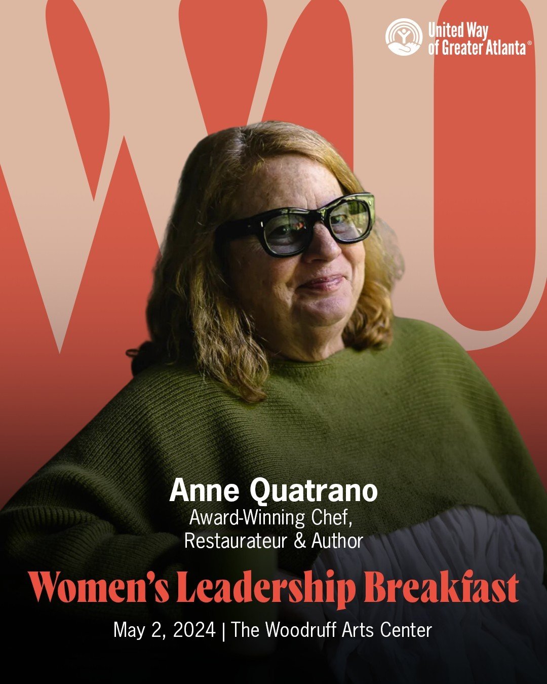 Our very own Chef Anne Quatrano is a featured speaker at Women United's 16th Annual Women&rsquo;s Leadership Breakfast! The event will take place on May 2nd from 8AM-11AM.

Tickets and more information are available at the link in our bio!