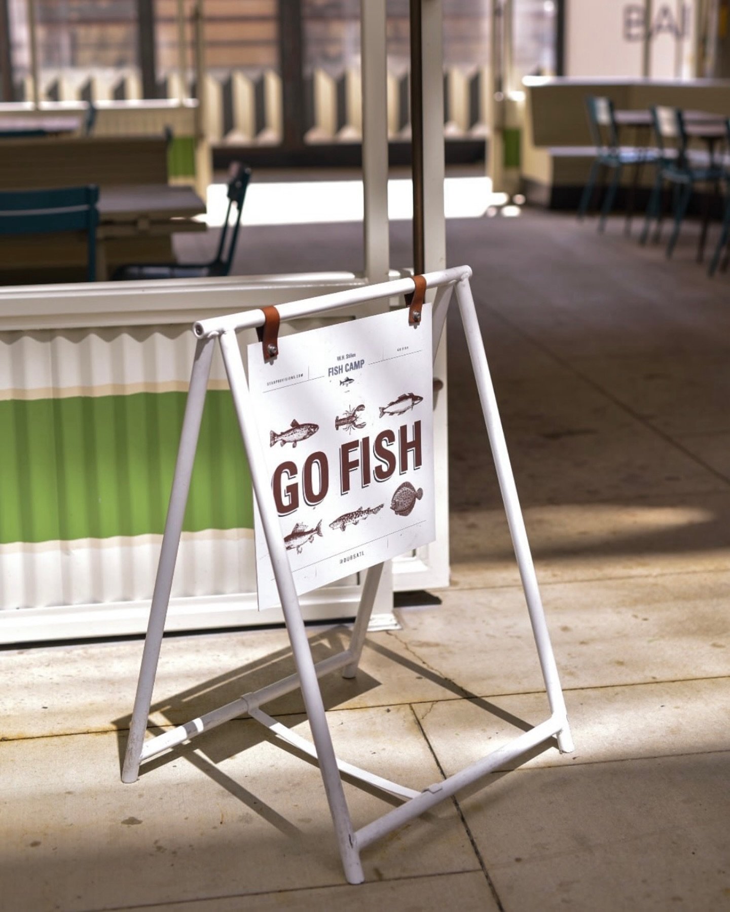 When the sign says Go Fish, you go! 🐟

#whstilesfishcamp