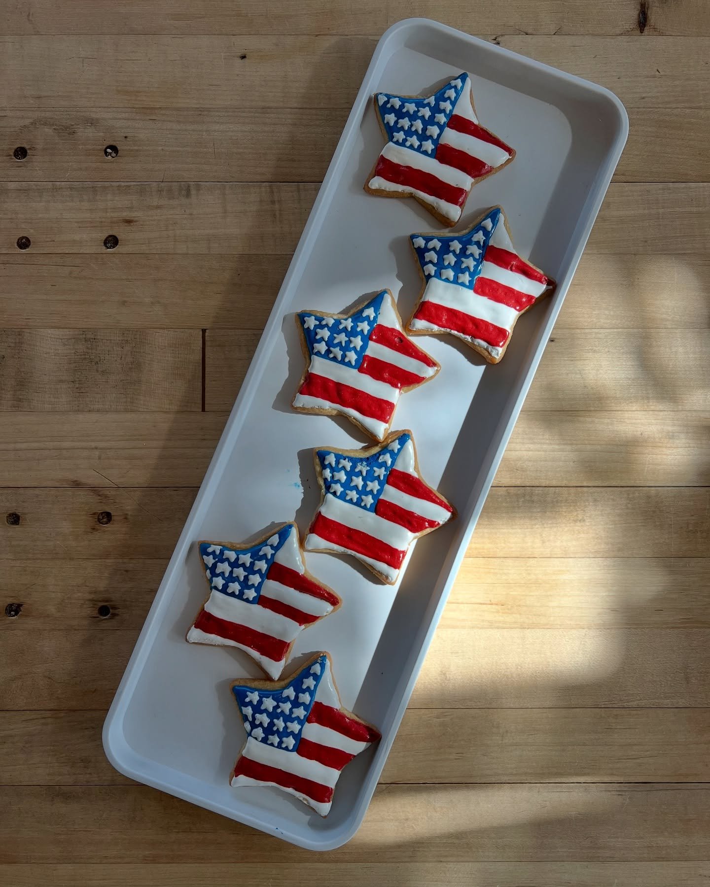Stars and Stripes in the bakery case today&hellip;  Come &amp; get &lsquo;em! 🇺🇸

Star Provisions and Bacchanalia will be closed tomorrow to celebrate the 4th of July
***
W. H. Stiles at Ponce City Market will be open Friday 7/4 with regular hours