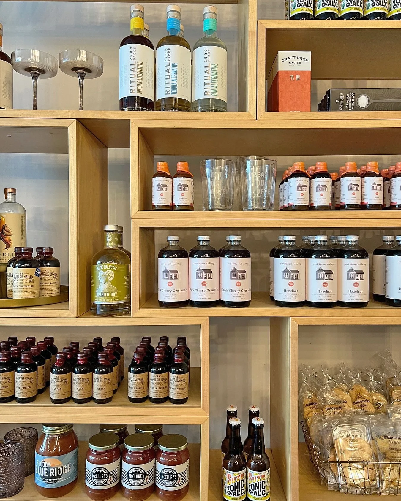 Small batch simple syrups &amp; bitters at Star ☆