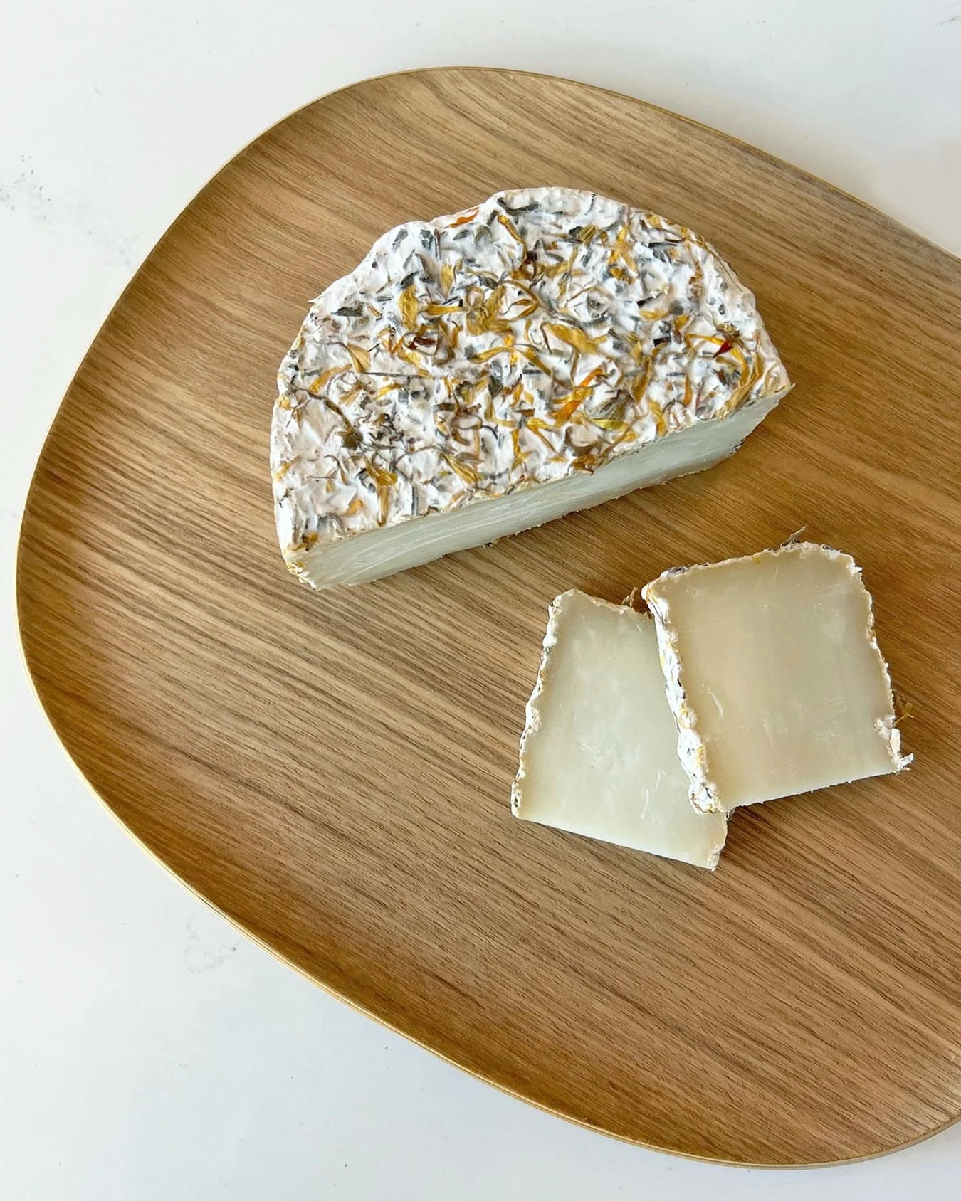 Simple, but oh so flavorful!..
Julianna &mdash; a pasteurized goat&rsquo;s milk cheese dusted with Herbs de Provence and wildflowers, bringing buttery, tangy, and nutty flavor to every bite. 
Available in the cheese case at Star Provisions.