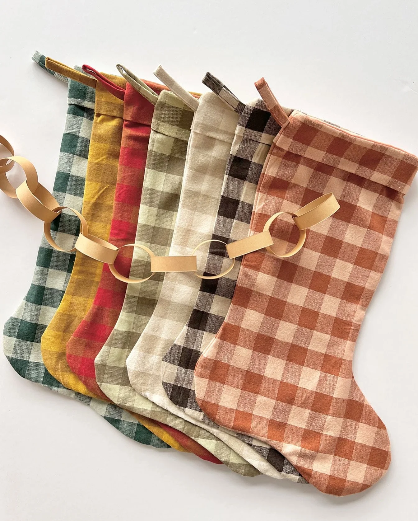 Gingham stockings in our holiday shop at Star!