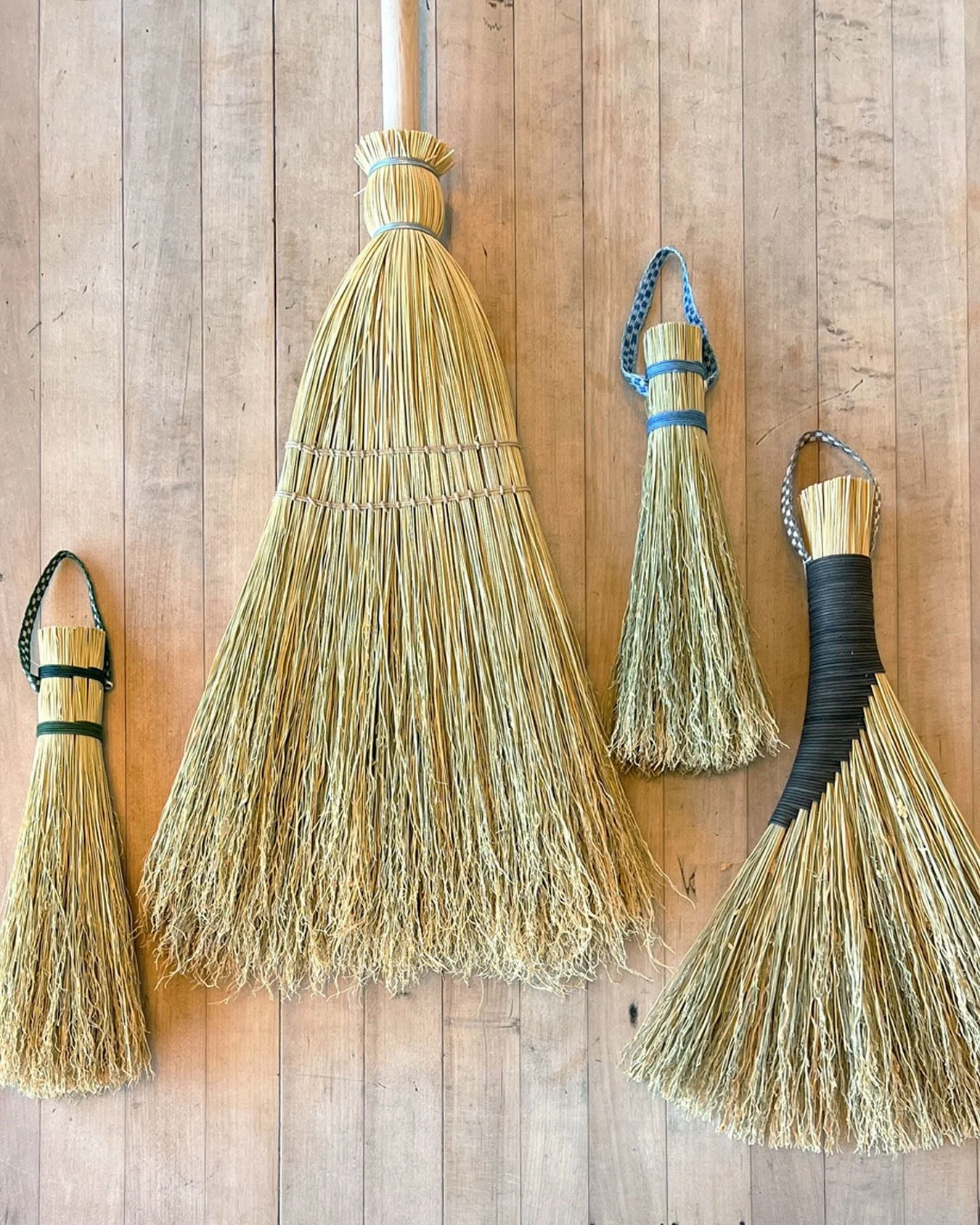 Handmade brooms &amp; sweepers - A unique, handmade gift for the holidays. ☆