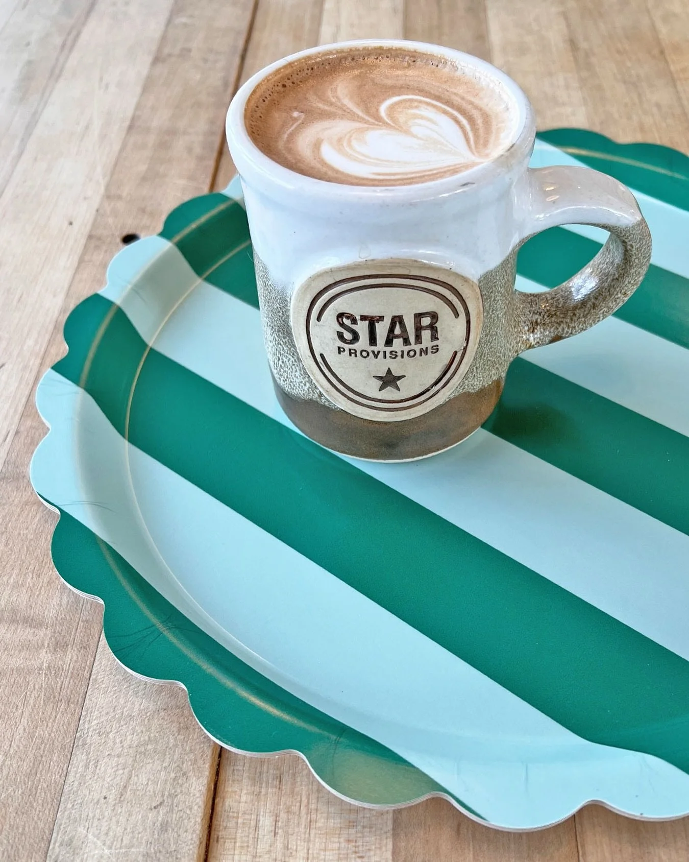 ☆ NEW ☆  A special for the holiday season - A mocha latte with a subtle peppermint flavor! ☕️ Now serving at Star Provisions