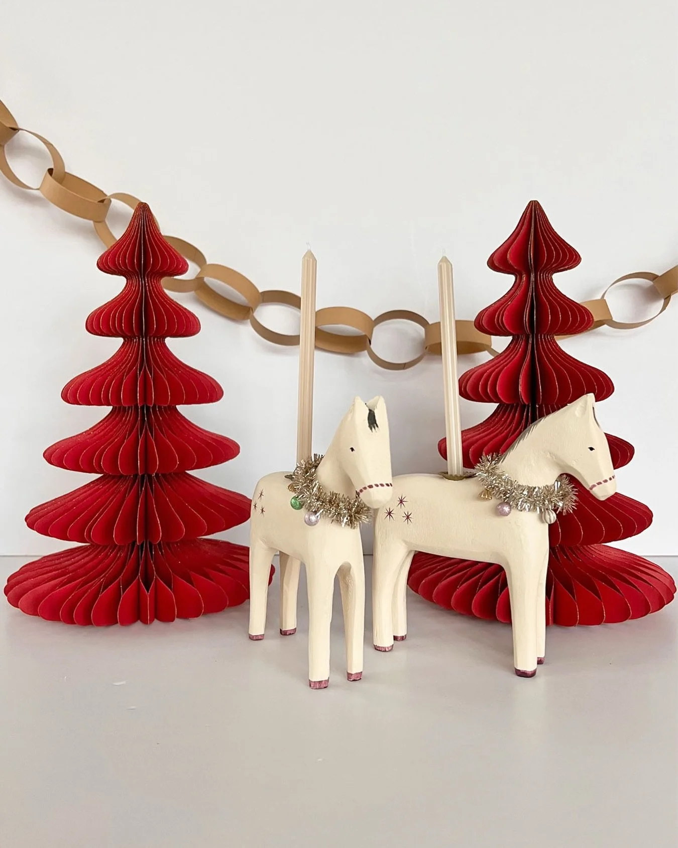 A pair of wooden candle holders for making the season bright ✨ 

Find great gifts at Star Provisions Market &amp; Cafe!