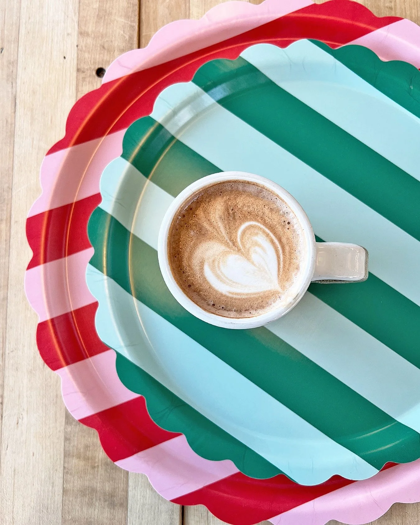 A hot mocha latte and holiday vibes at Star Provisions!