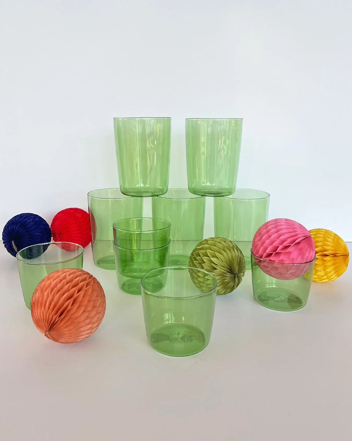 ☆ NEW ☆ 
Party glassware in an assortment of beautiful colors!