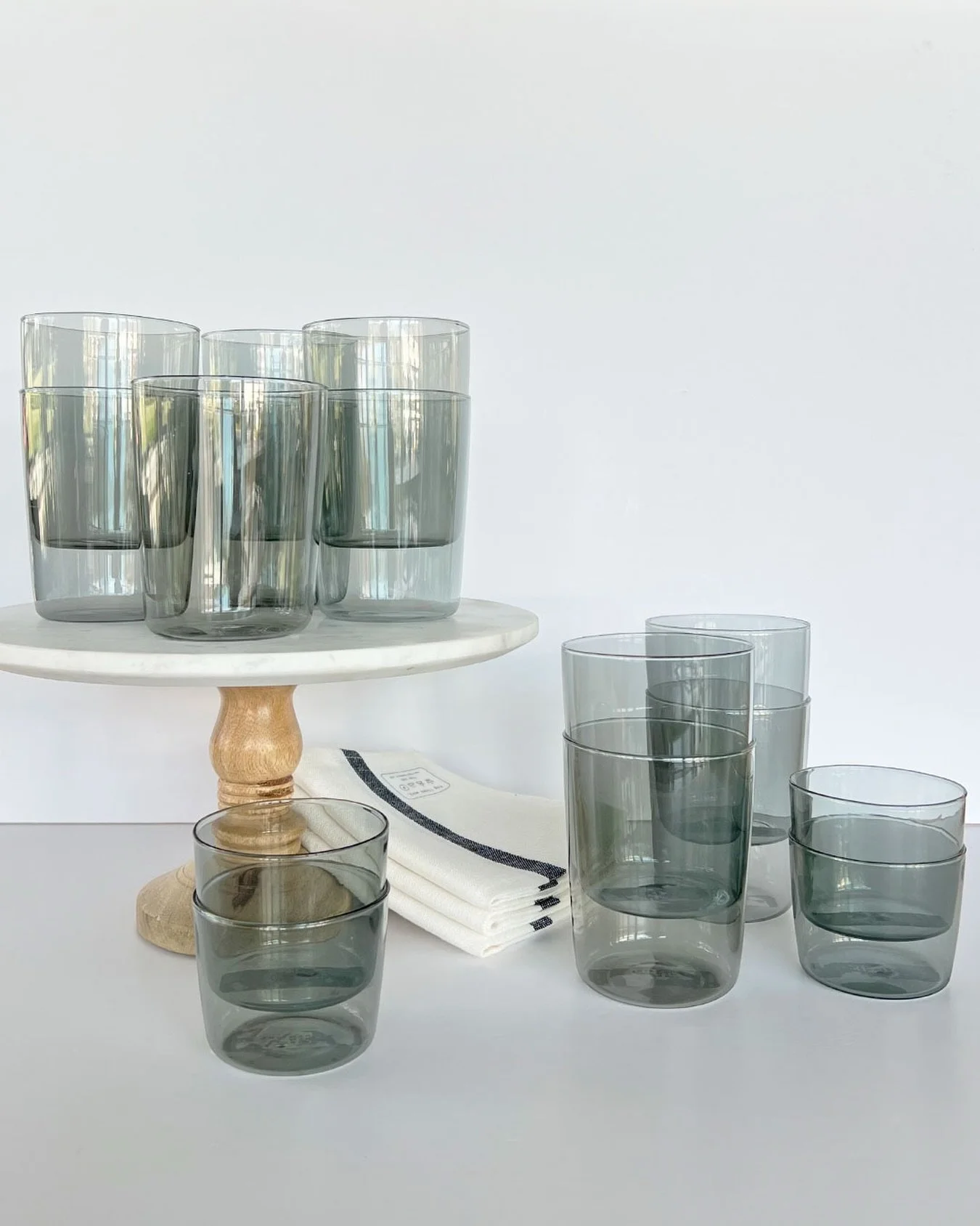 More of our new glassware collection from @hawkinsnewyork 🩶