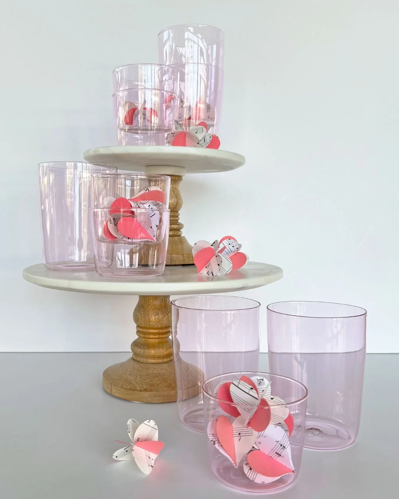 The sweetest pink - tint glassware has arrived at Star, just in time for Valentine&rsquo;s Day! 💕