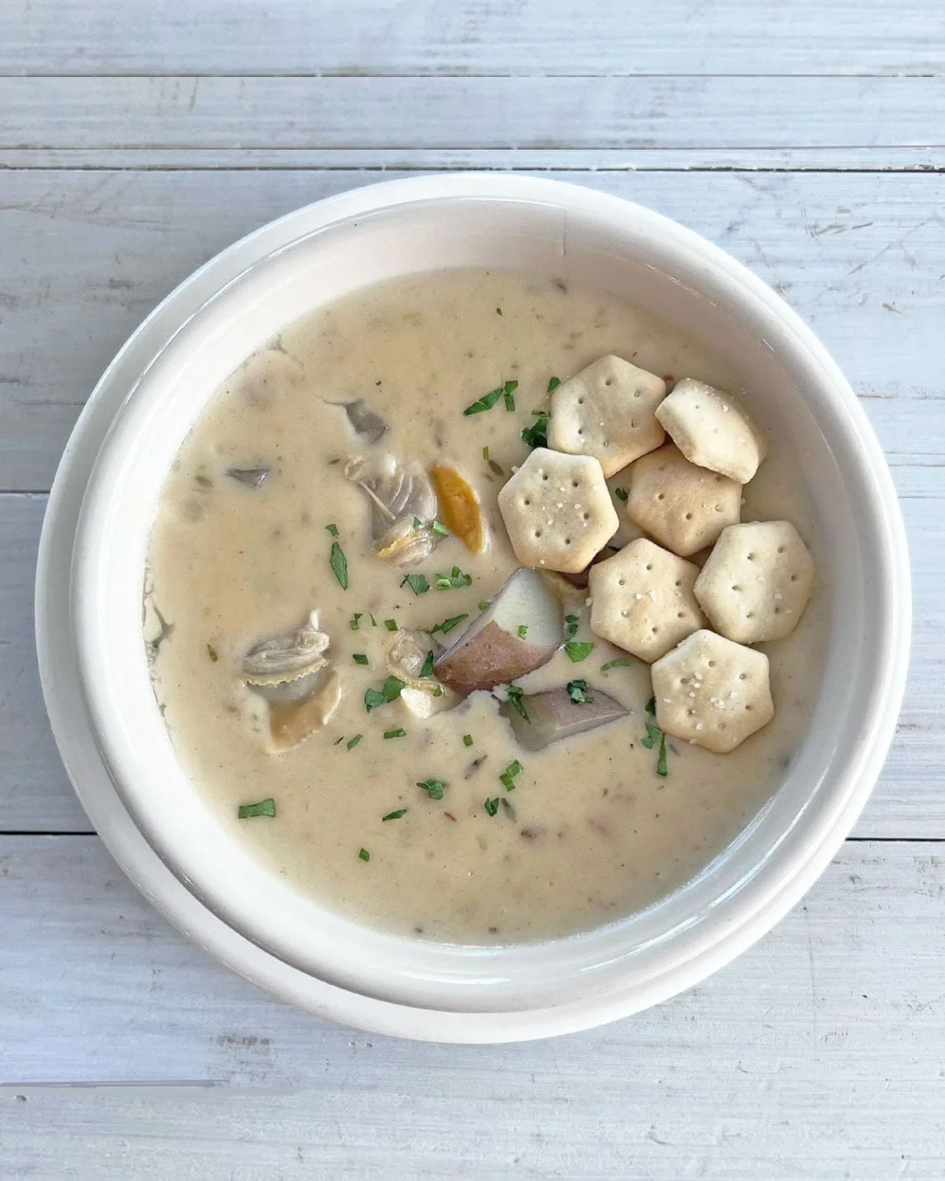 Brunch + Lunch at Star Provisions with a bowl of our clam chowder!