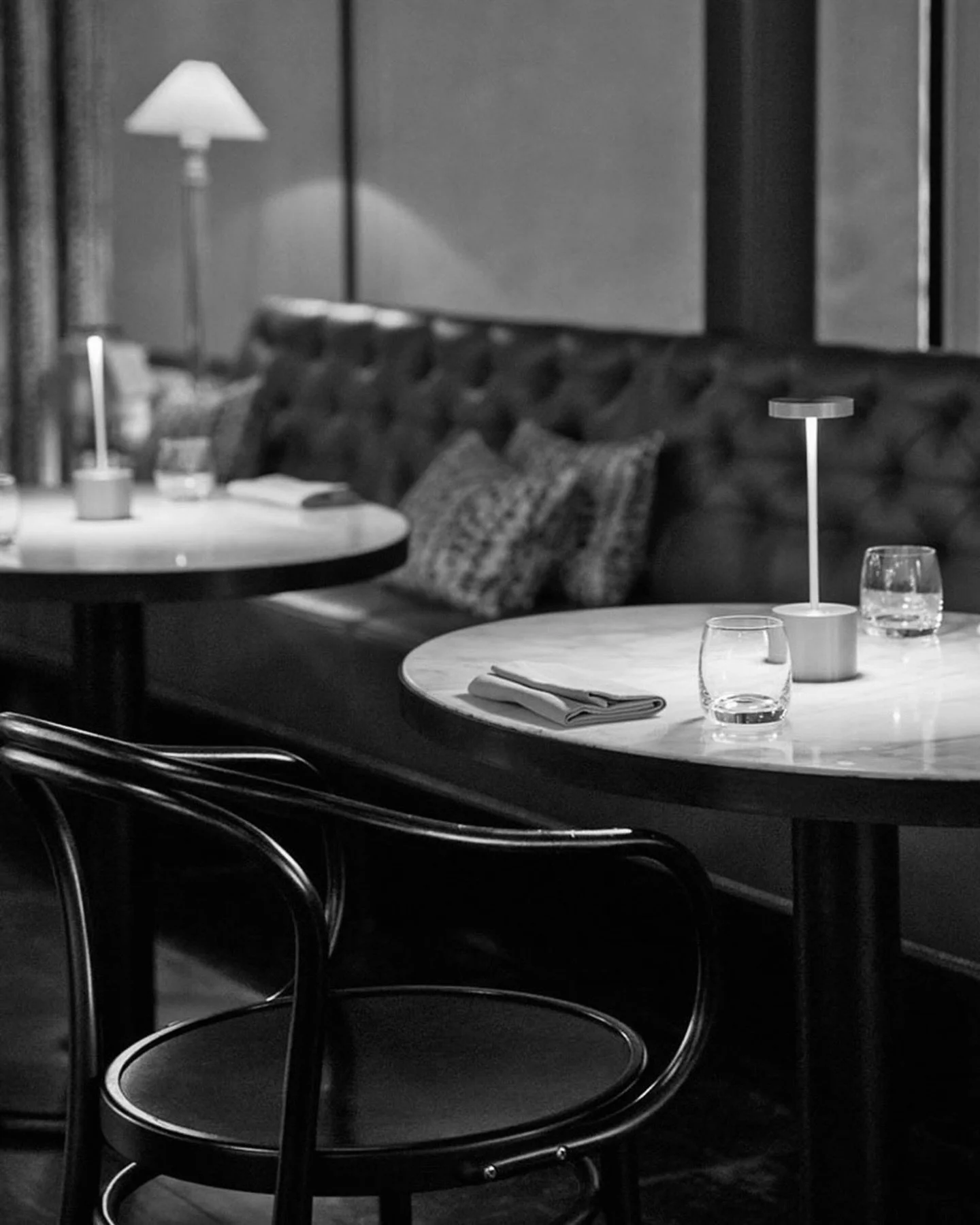 A cozy corner for two at Bacchanalia - link to reservations in our stories today ☆