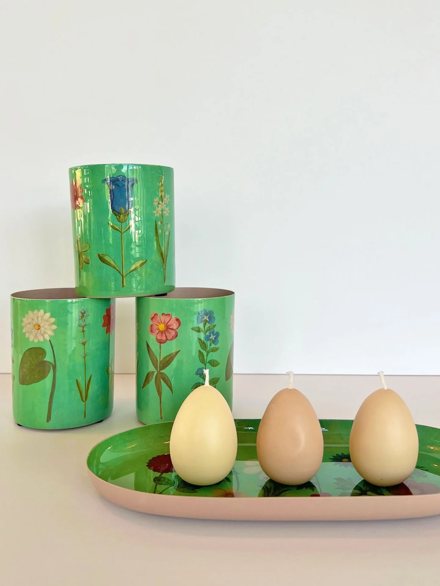 Enamel pots &amp; trays taking inspiration from hand painted illustrations 🌱 New!.. at Star Provisions