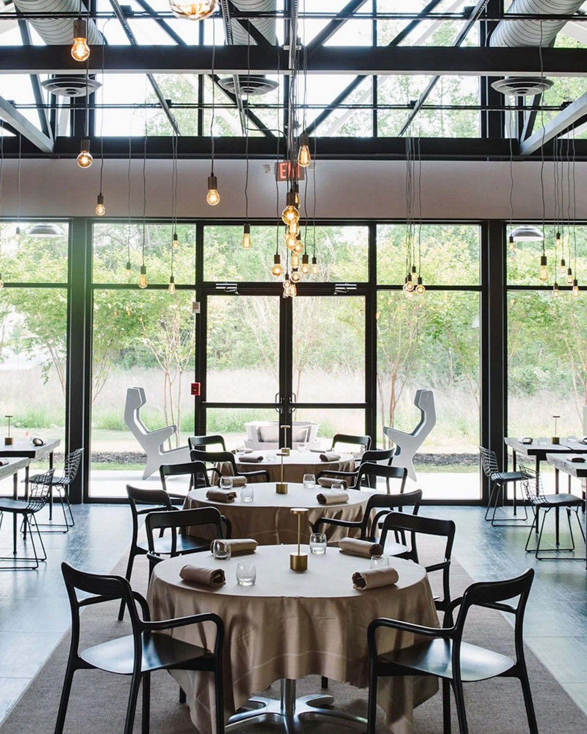 A peek at Bacchanalia&rsquo;s dining room during the daytime