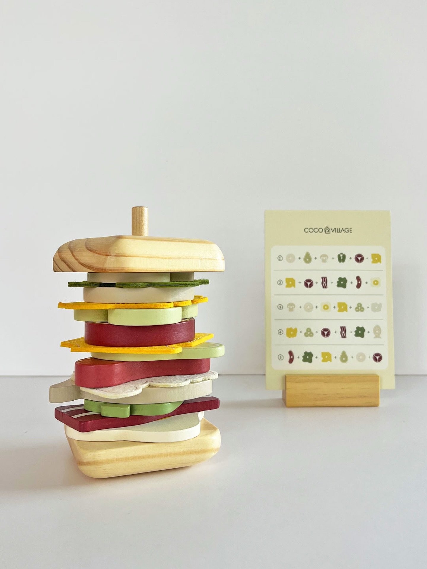 Wooden play sets are in the gift market mix at Star Provisions.. like this stacking game from @cocovillage 🥪