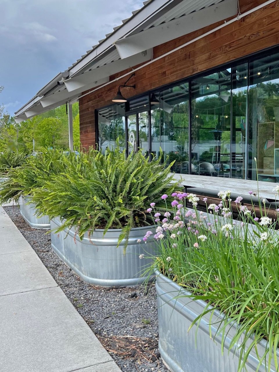 It&rsquo;s a sunny day on the westside today &mdash; Perfect for an iced coffee on the patio!