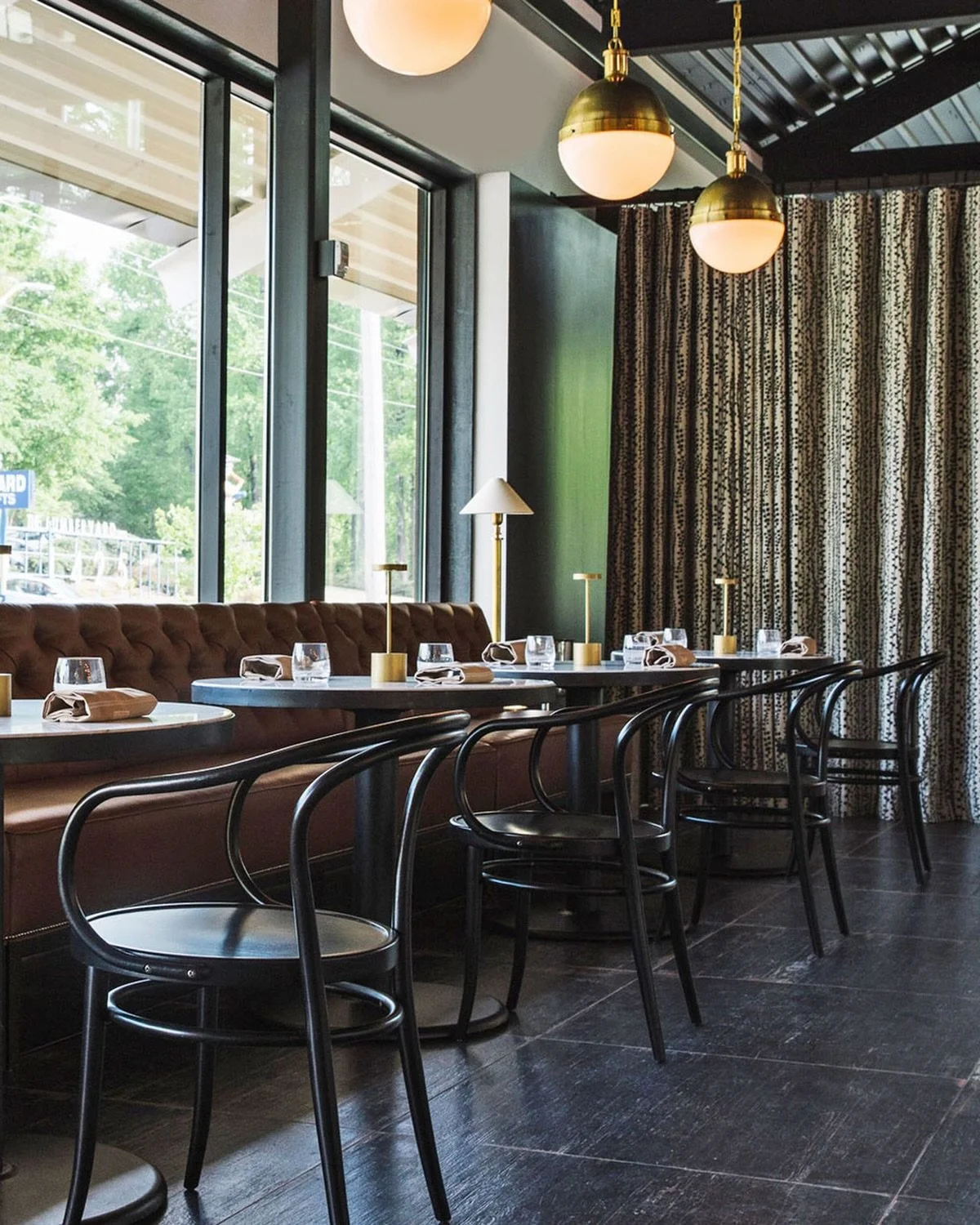 Table for two at Bacchanalia - Find the link for reservations in our stories.