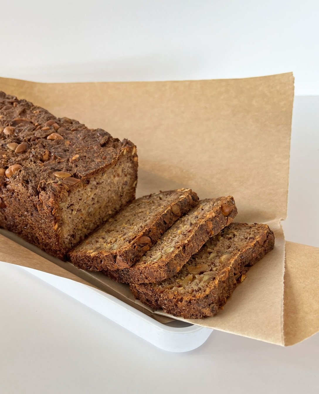Nutty, dense &amp; delicious, the seedy bread at Summerland! 🌱