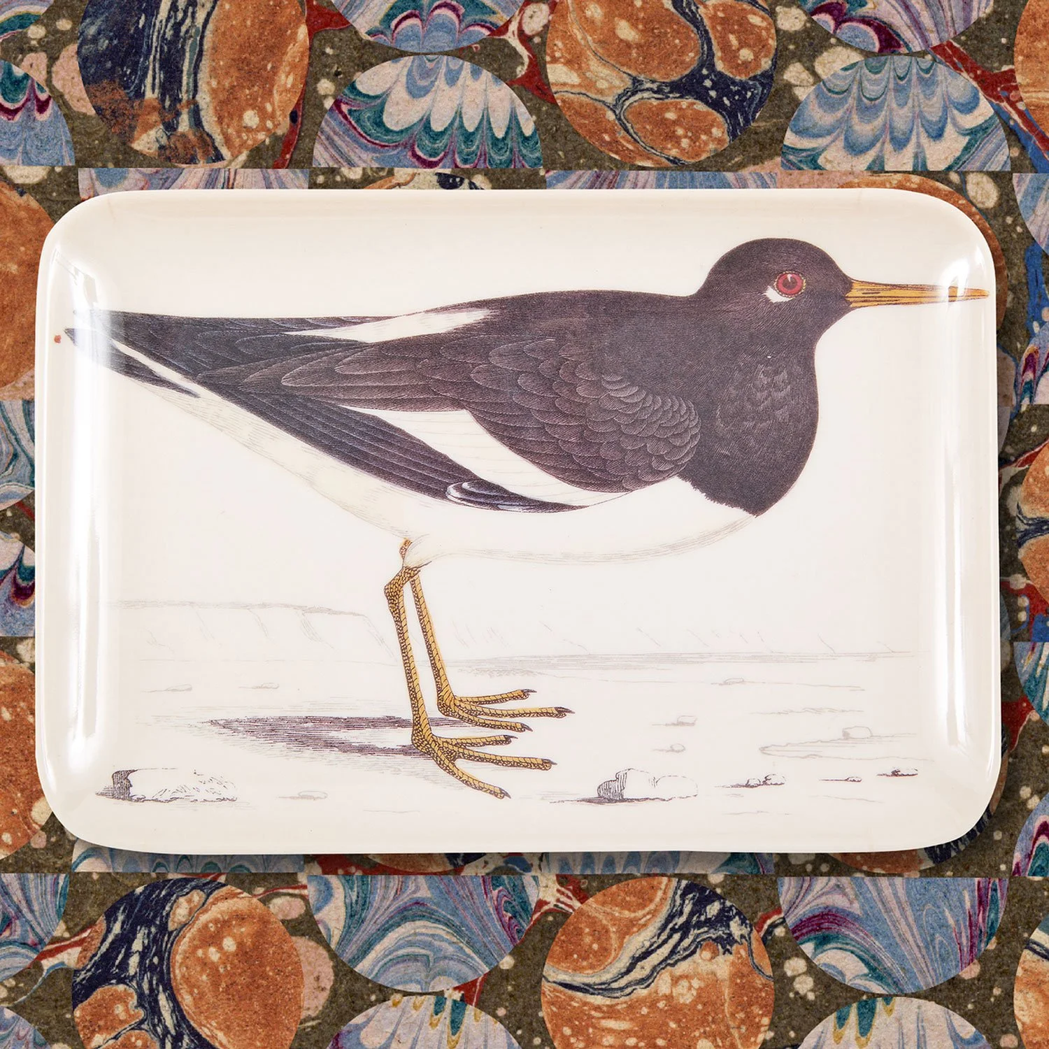 Siren Song Melamine Tray - Oyster Catcher