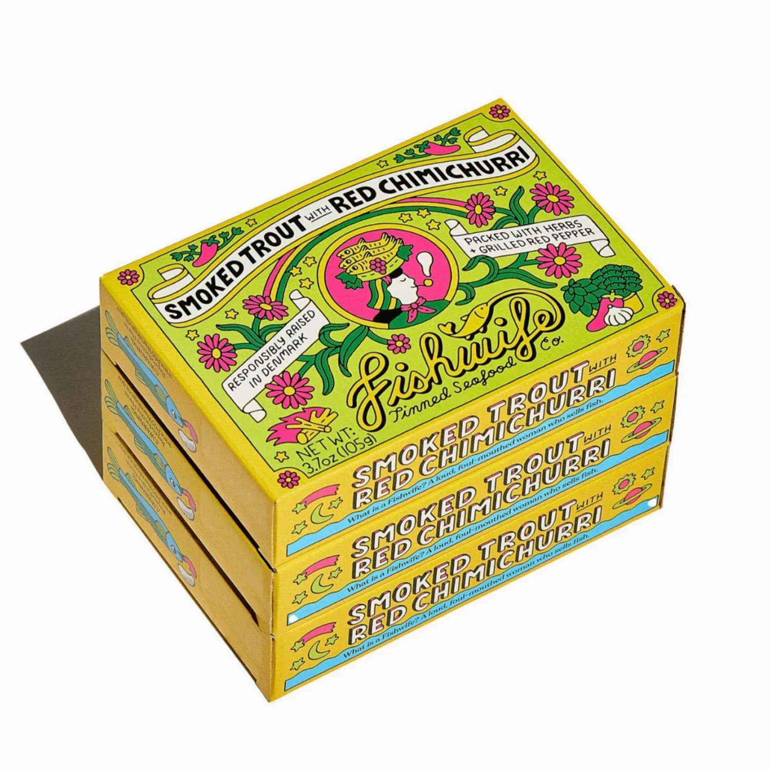 Fishwife Tinned Fish - Smoked Trout with Red Chimichurri